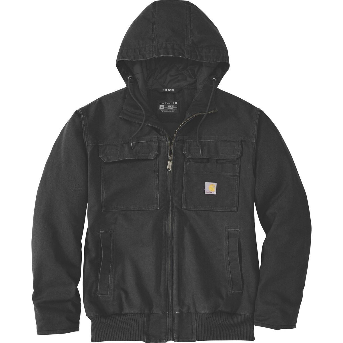 Carhartt Steppjacke Washed Duck Bartlett Active Jac Robuste Herrenjacke mit winddichter Technologie und hoher