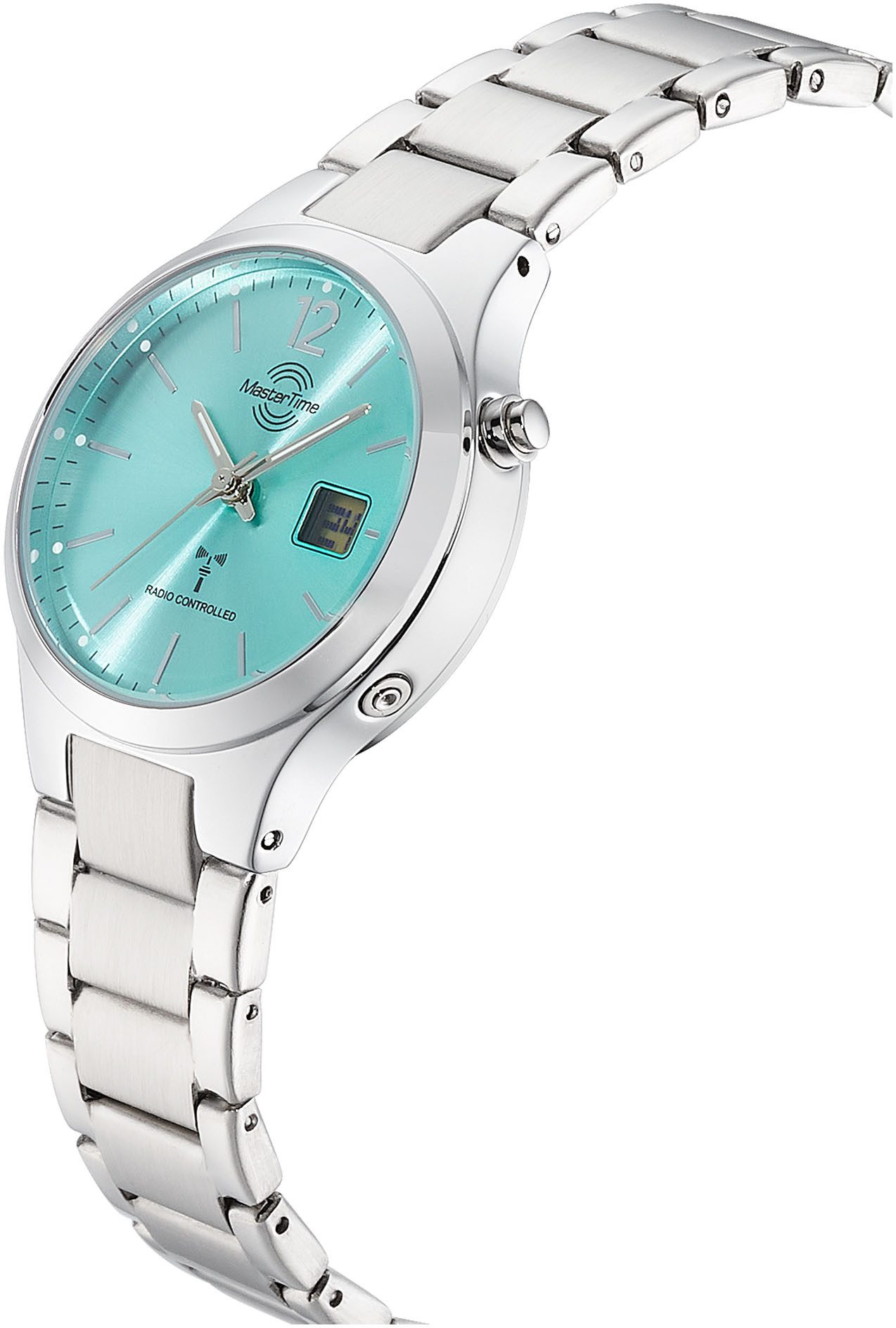 MASTER TIME Funkuhr MTLA-10913-81M, Quarzuhr, Armbanduhr, Damenuhr, Edelsta günstig online kaufen