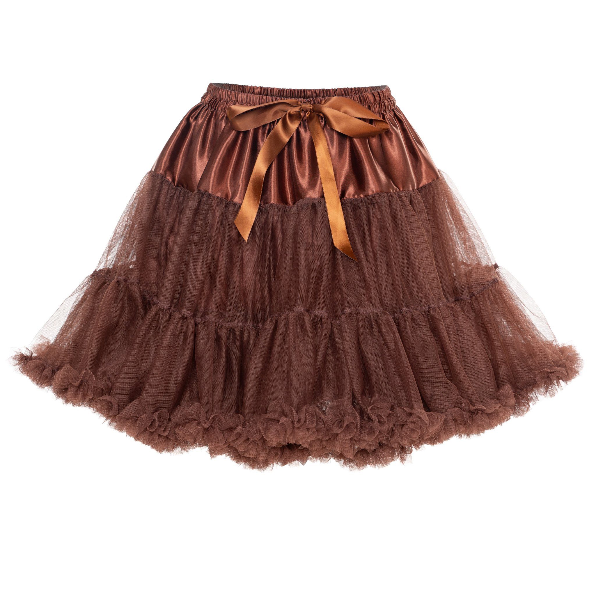 Kostüm Rüschen Tutu braun