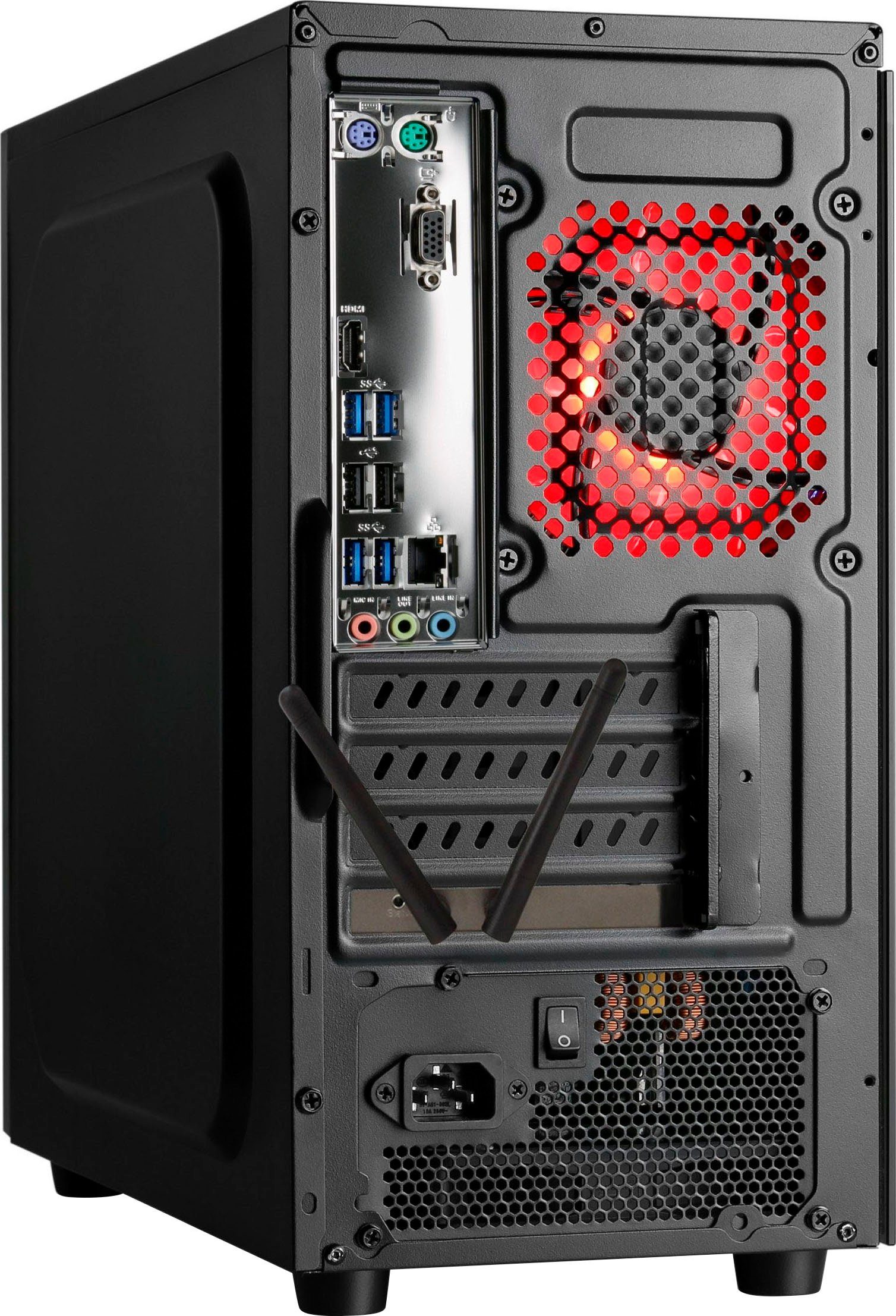 CSL Levitas T8186 Gaming-PC (AMD Ryzen 3 3200G, Radeon Vega 8, 16 GB RAM,  1000 GB HDD, 512 GB SSD, Luftkühlung)