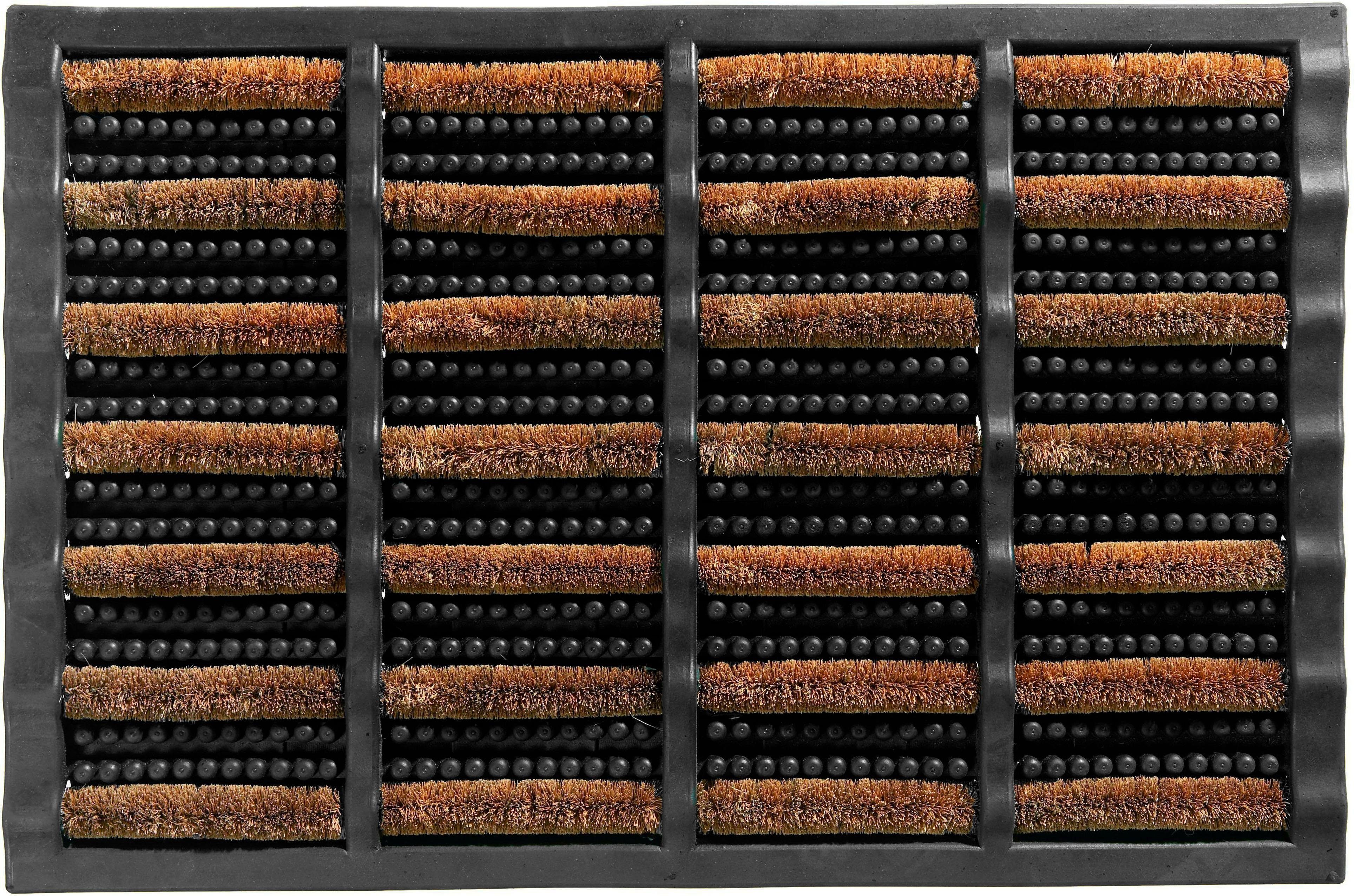 ASTRA Fußmatte Rimini 568-1, rechteckig, Höhe: 30 mm, Schmutzfangmatte, mit Kokosbürsten, In -und Outdoor geeignet