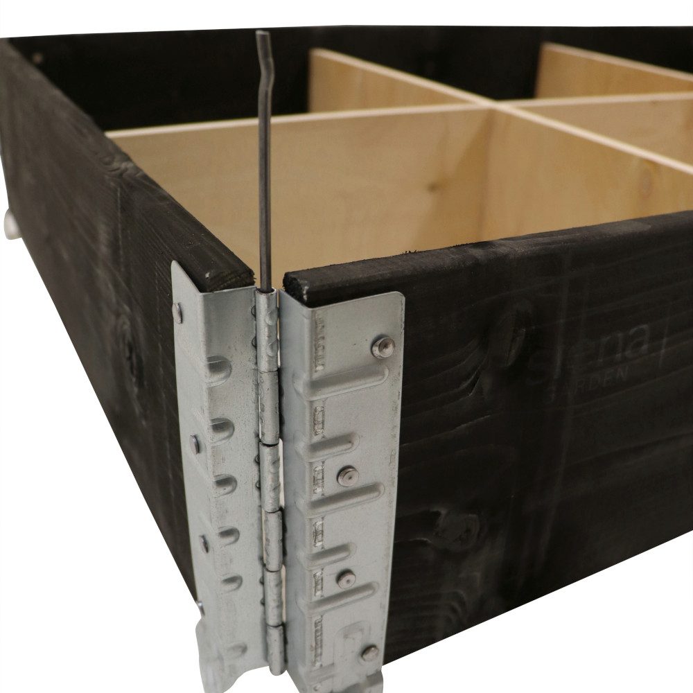 Siena Garden Hochbeet Hochbeet 80 x 60 x 19,5, Stapelbar & beliebig erweiterbar