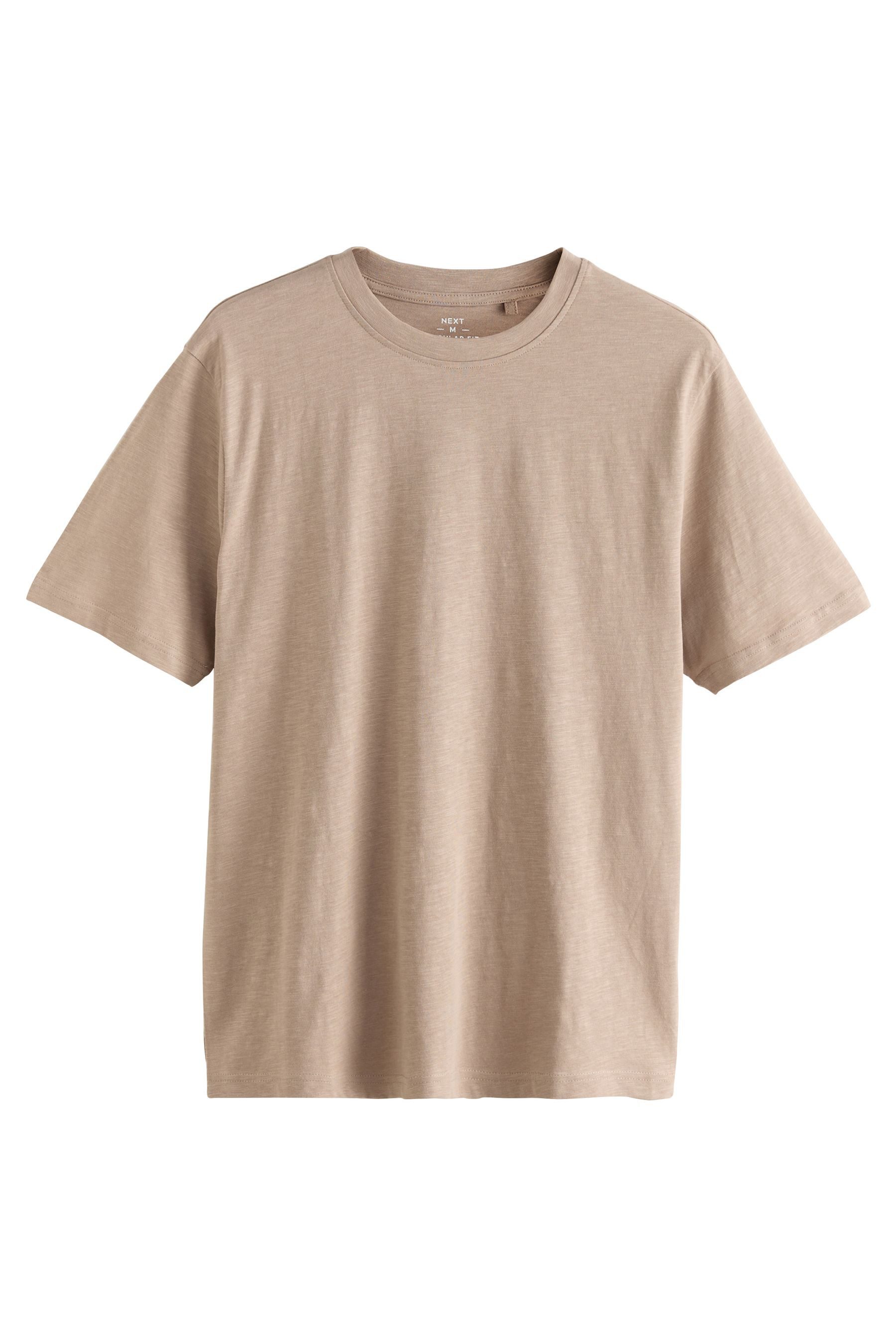 Next T-Shirt Kurzärmeliges Slub T-Shirt aus günstig online kaufen