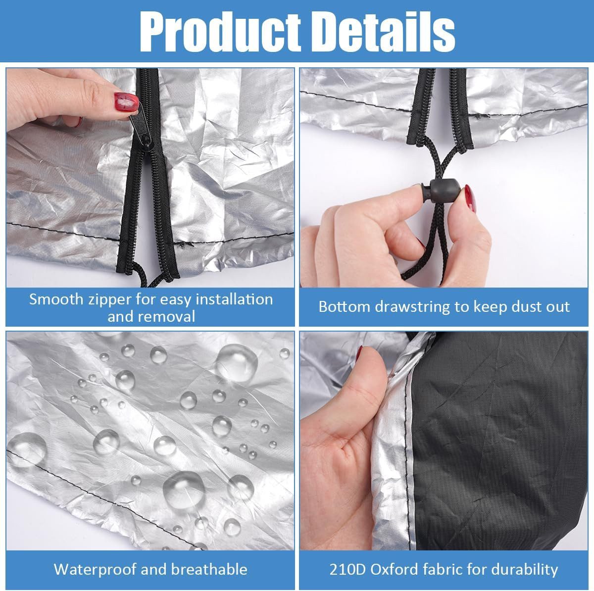 FELIXLEO Golfreisetasche Auto Reifentasche Wasserdicht Staubdicht 4 Reifen 73x110 cm Lagerung (1-tlg)