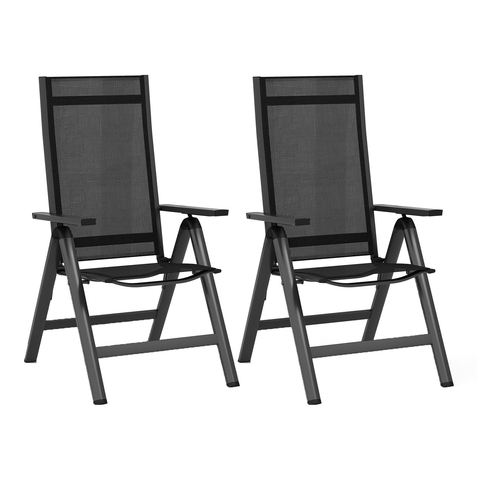 COSTWAY Gartenstuhl Klappstuhl (2 St), Hochlehne günstig online kaufen