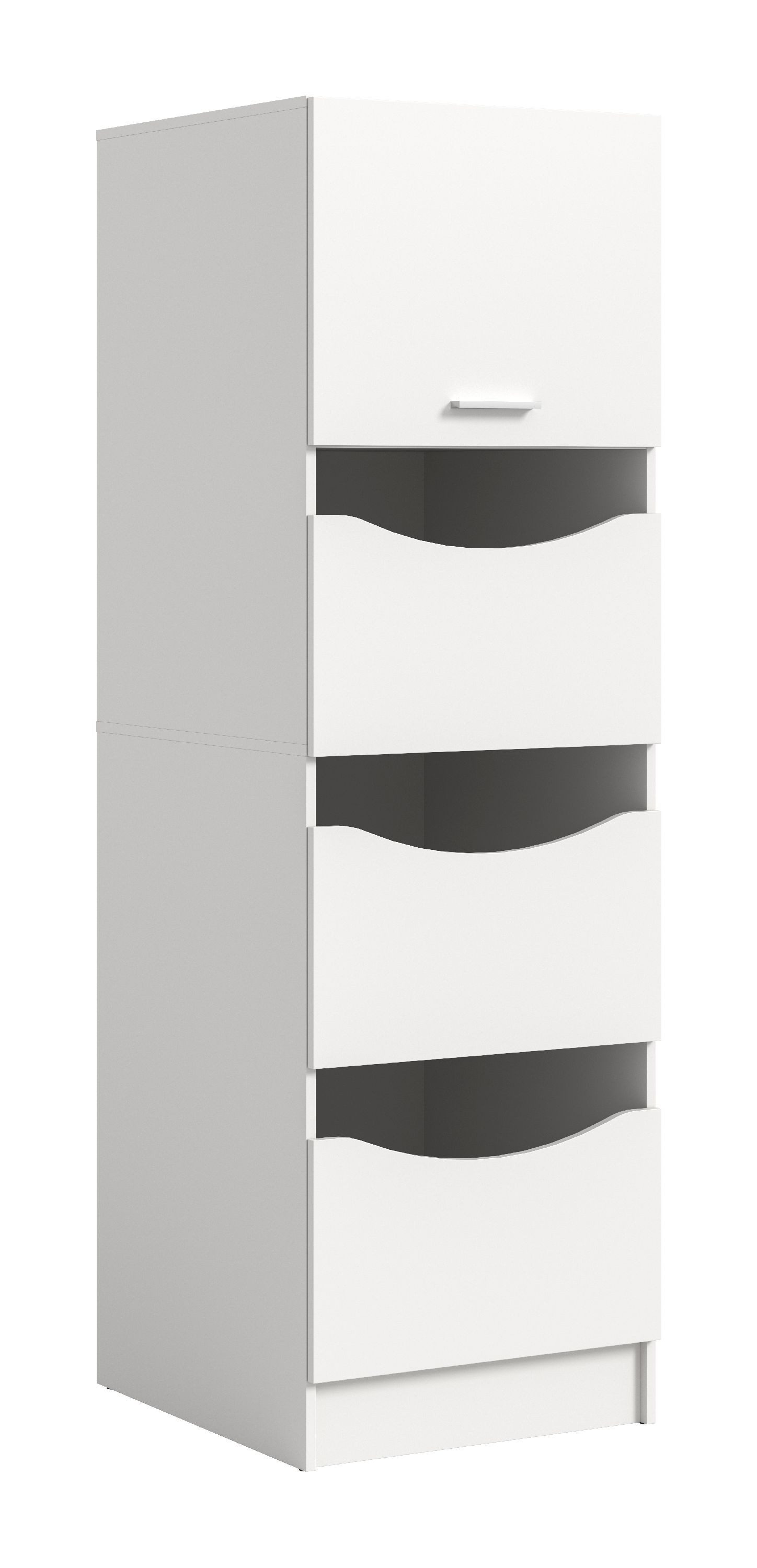 xonox.home Wäscheschrank weiß Nachbildung Melamin beschichtet günstig online kaufen