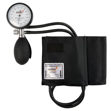 pulox Blutdruckmessgerät Manuelles ANEROID Sphygmomanometer mit Tasche