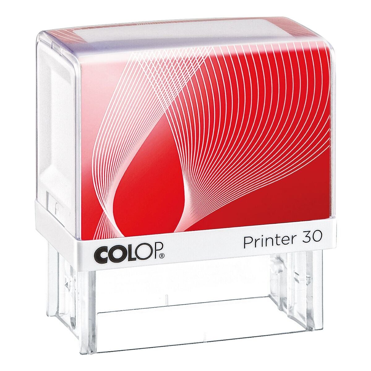 COLOP Stempel Printer 30/2 Set, Textstempel mit Textplatte zum Selbersetzen, selbstfärbend