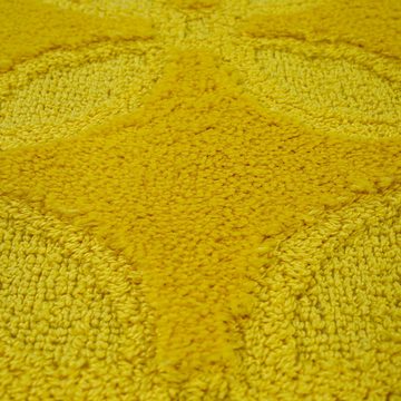 Badematte Badteppich Kurzflor Teppich Einfarbig Paco Home, Höhe 2.2 mm, Kunstfaser, Läufer