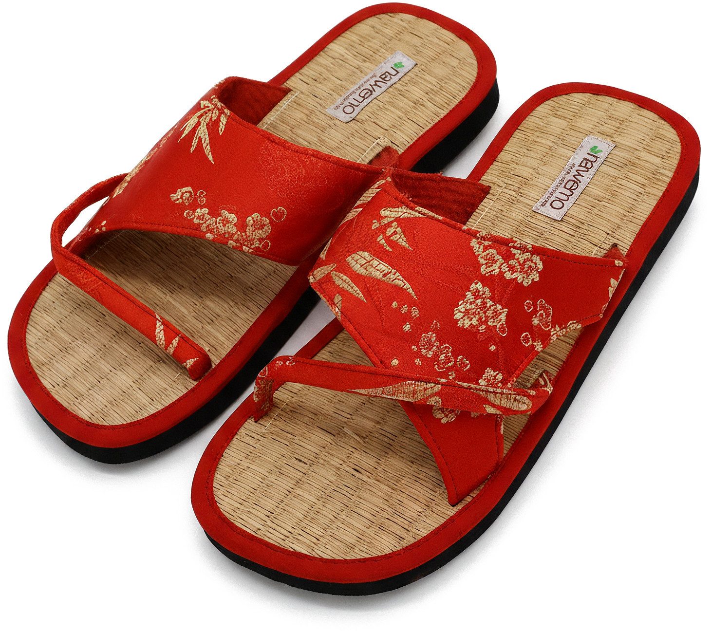 Nawemo Zimtlatschen Wide Strap Rot von Nawemo Slipper günstig online kaufen