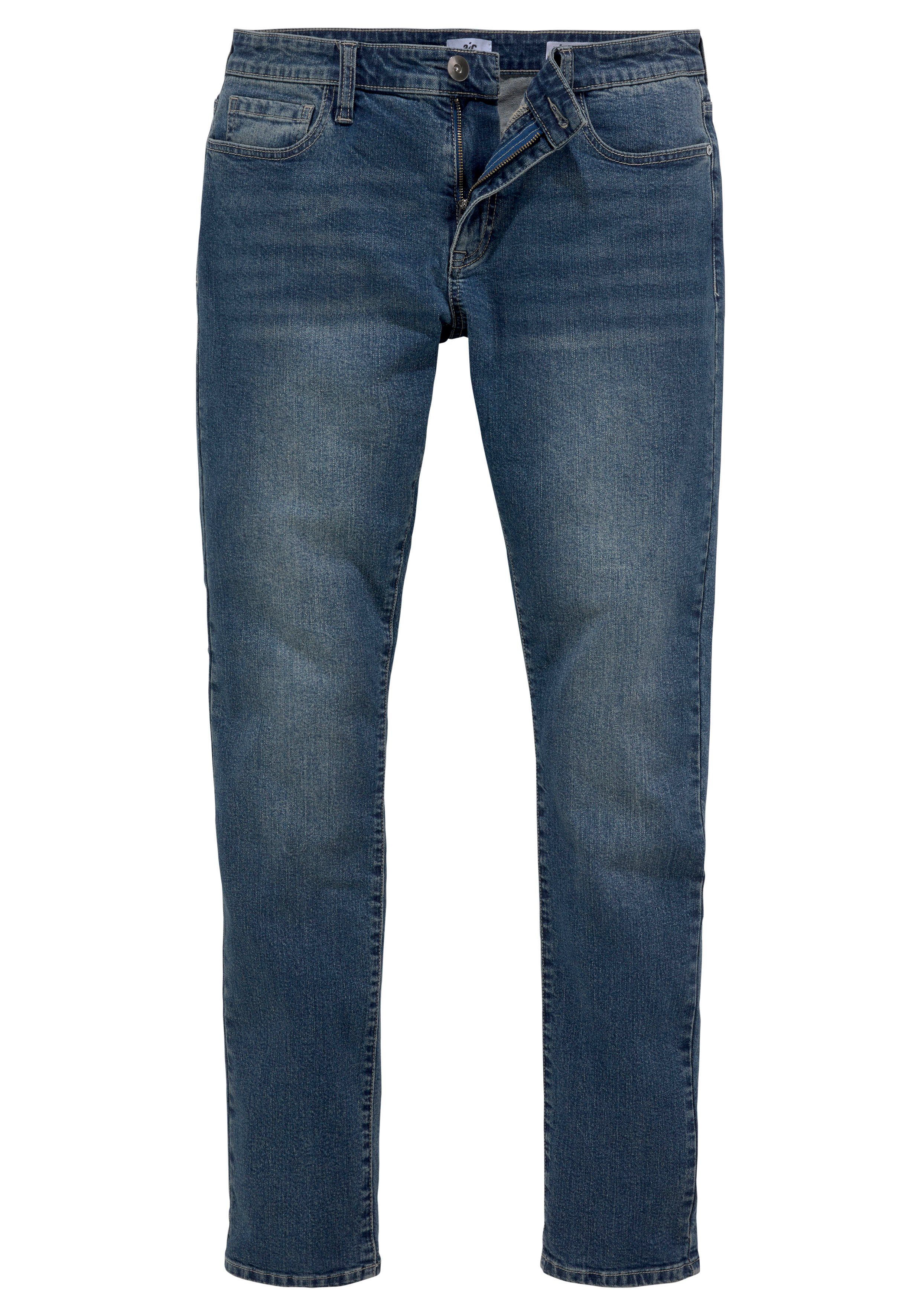 5-Pocket-Stil dark im AJC Slim-fit-Jeans blue