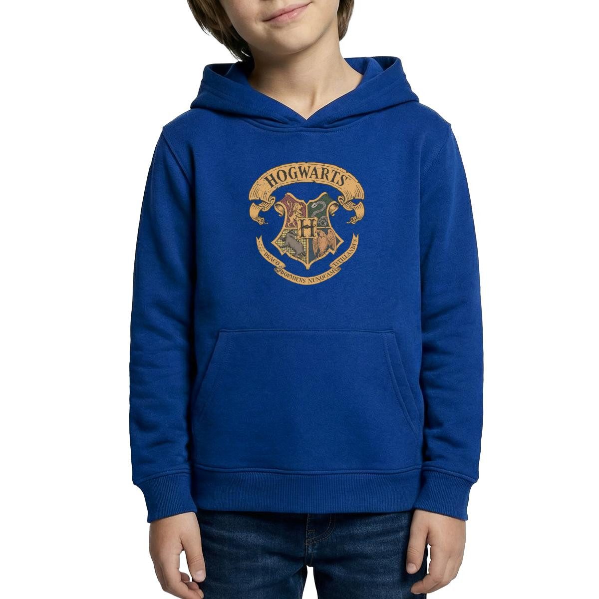 Spreadshirt Hoodie Harry Potter Hogwarts Wappen Kinder Hoodie (1-tlg)