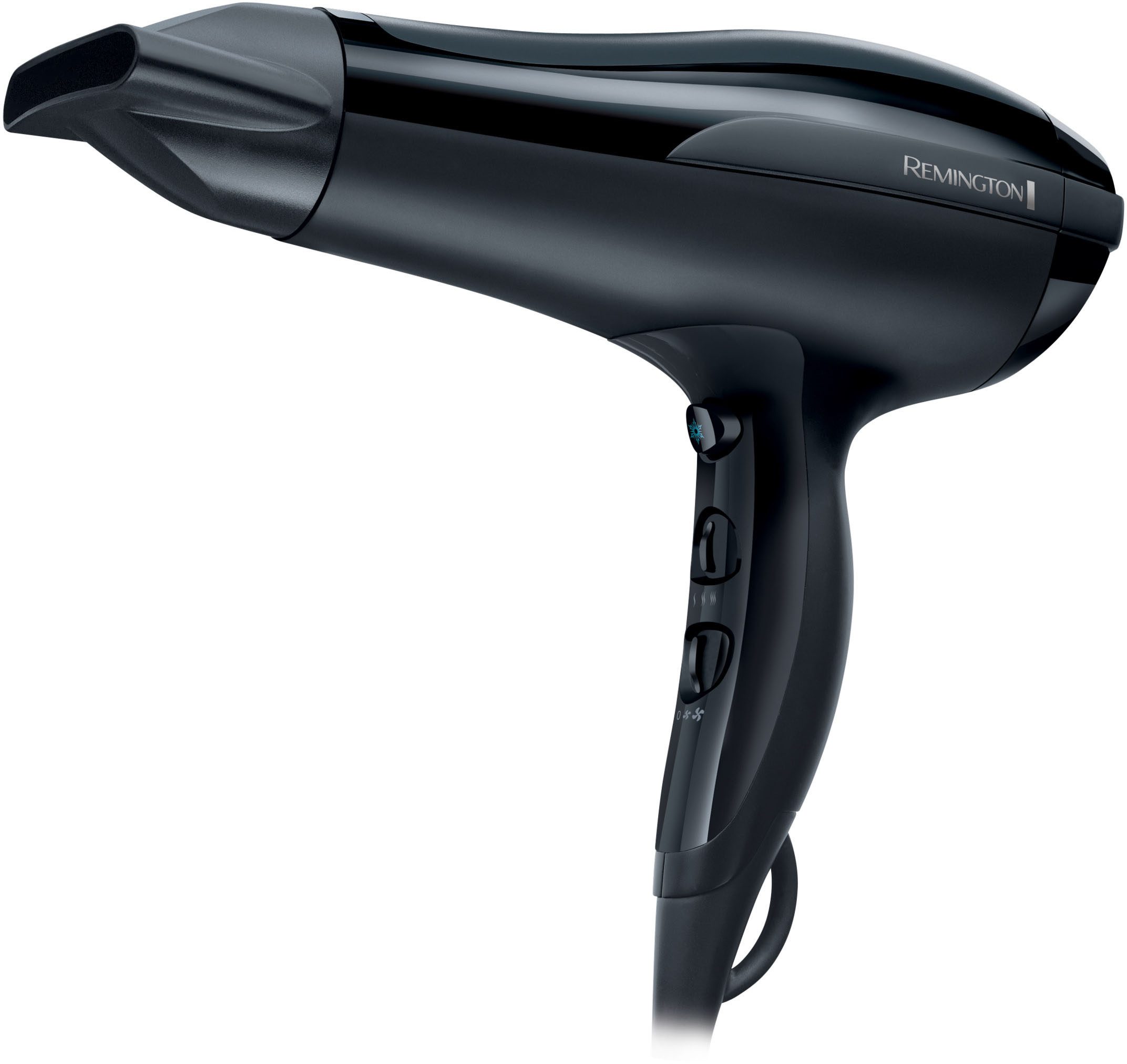 Remington Haartrockner D5210, 2200 W, mit Ionenpflege [leicht & leistungstark, Keramik-Ionen-Ring]