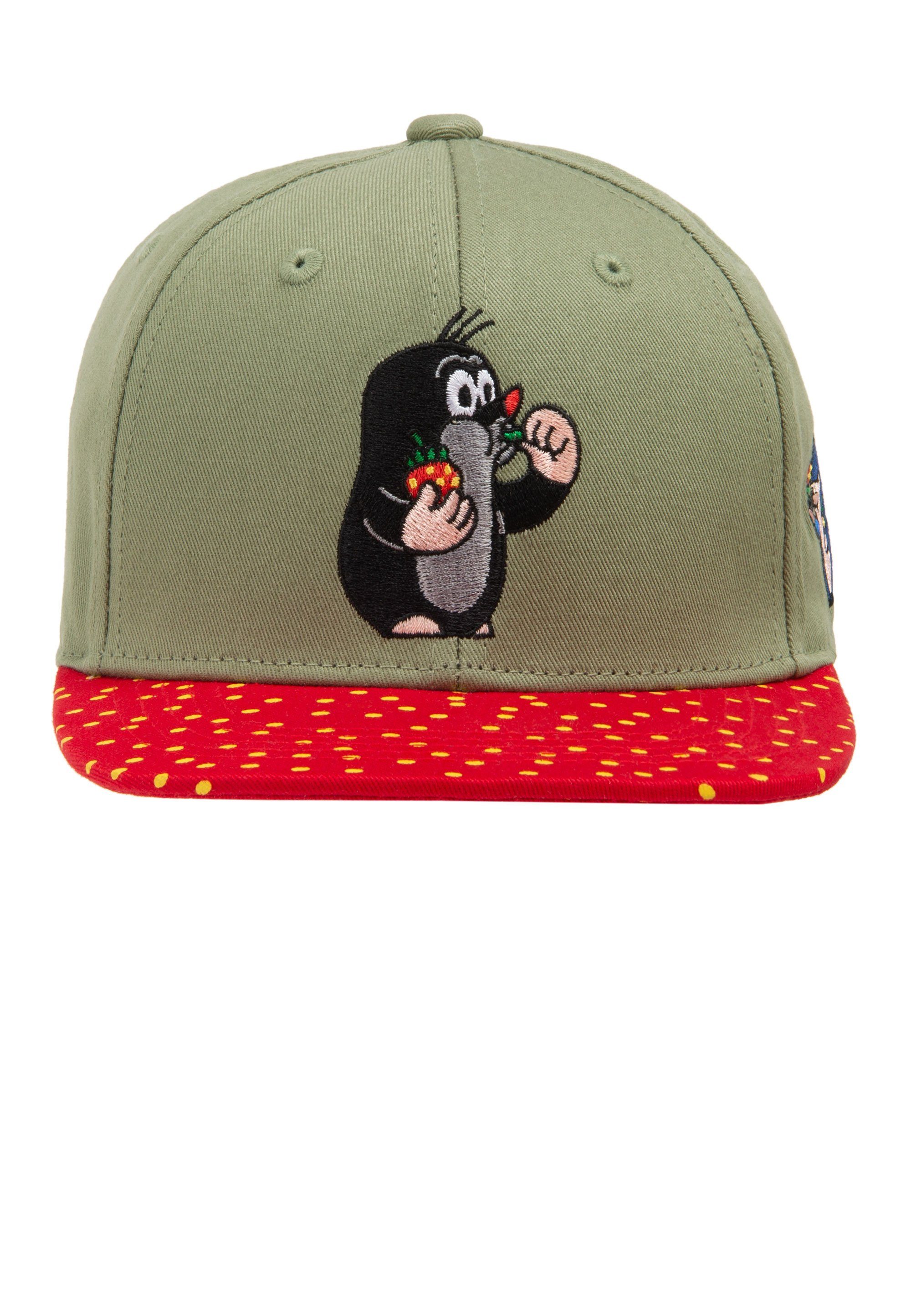 koaa Baseball Cap Der kleine Maulwurf - Erdbeere mit detailreicher Stickerei