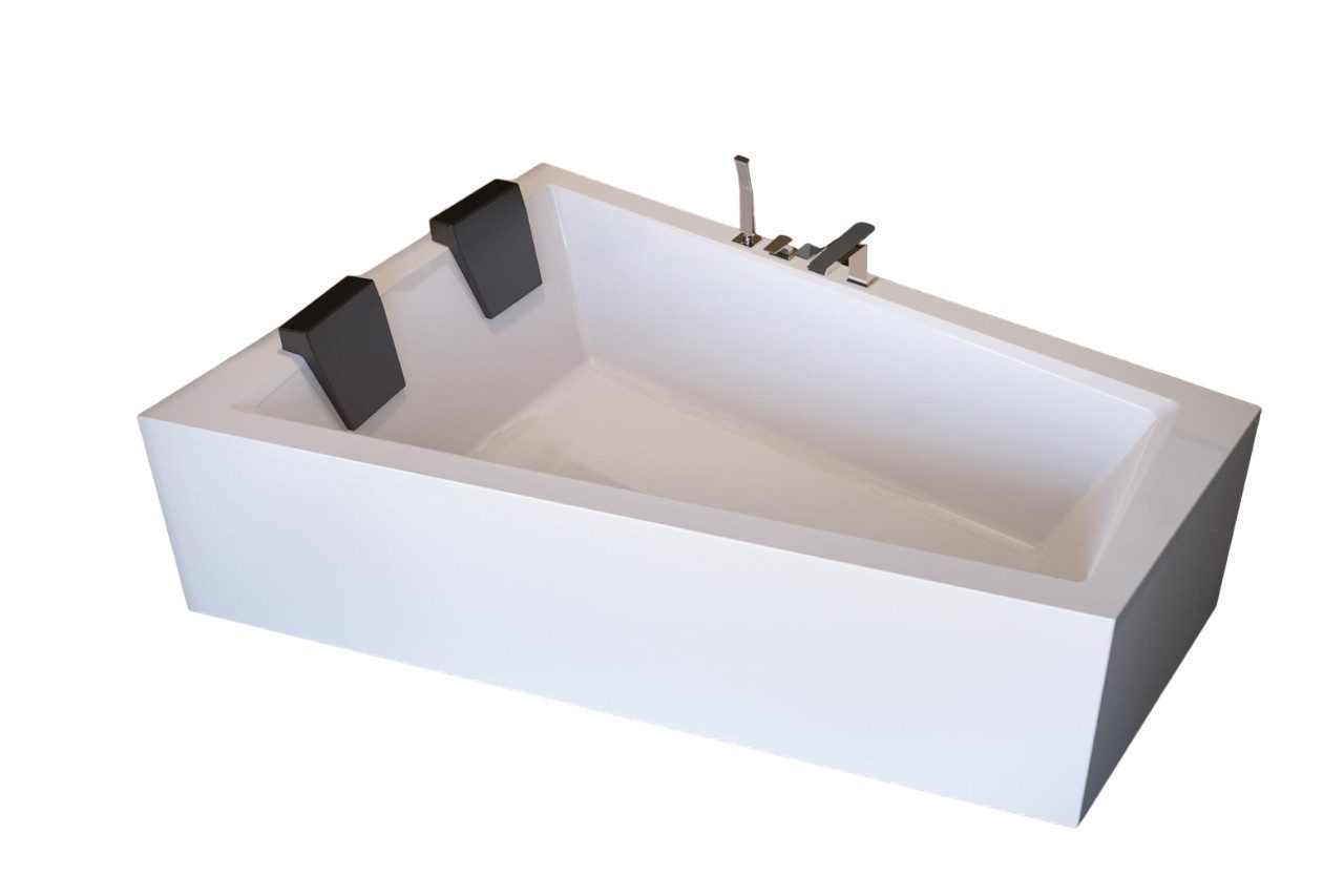 Xlmoebel Badewanne Design Badewanne Wannen Moderne Eckbadewanne Weiß Wanne Acryl, Hergestellt in Europa