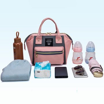 AquaBreeze Wickelrucksack Einzelne Schultertasche mit schrägem Kreuz (Große Kapazität multifunktionale Mode Mutter und Baby Tasche), Handtasche