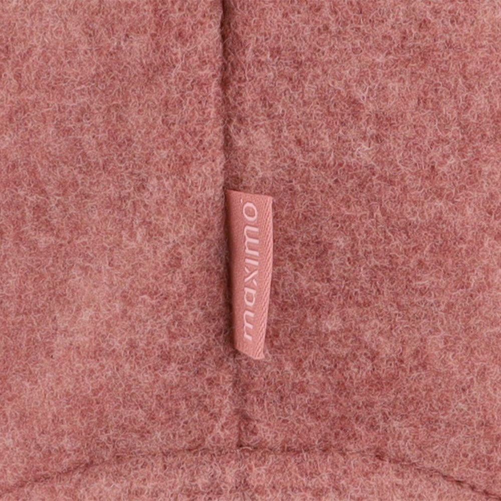 MAXIMO Fleecemütze GOTS MINI-Inkamütze,Wollfleece Jerseyfutter, Pompon (1-St) Wollfleece