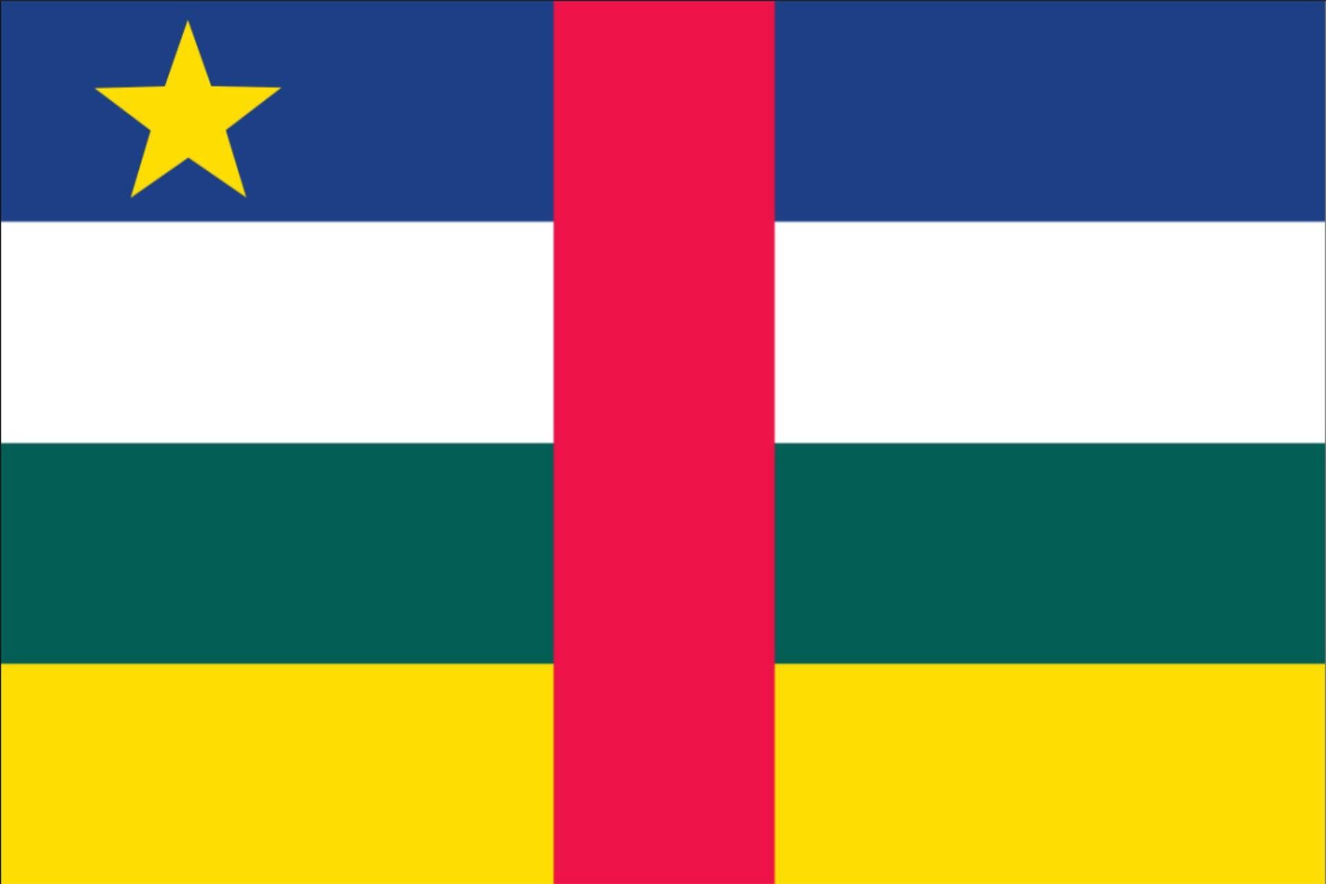 flaggenmeer Flagge Zentralafrikanische Republik 80 g/m²