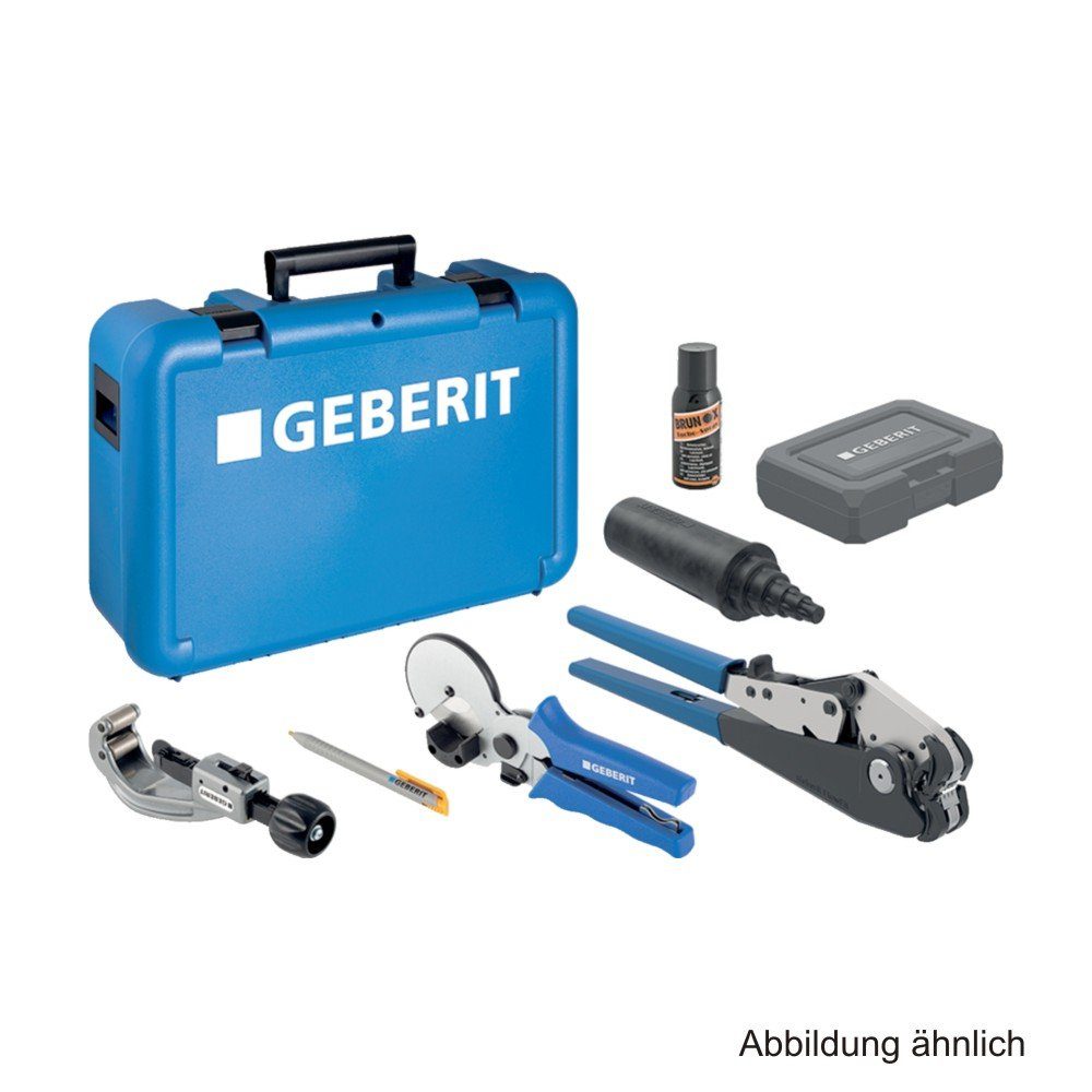 Wasserrohr Geberit FlowFit Handpresszange im Koffer, 16-40 mm