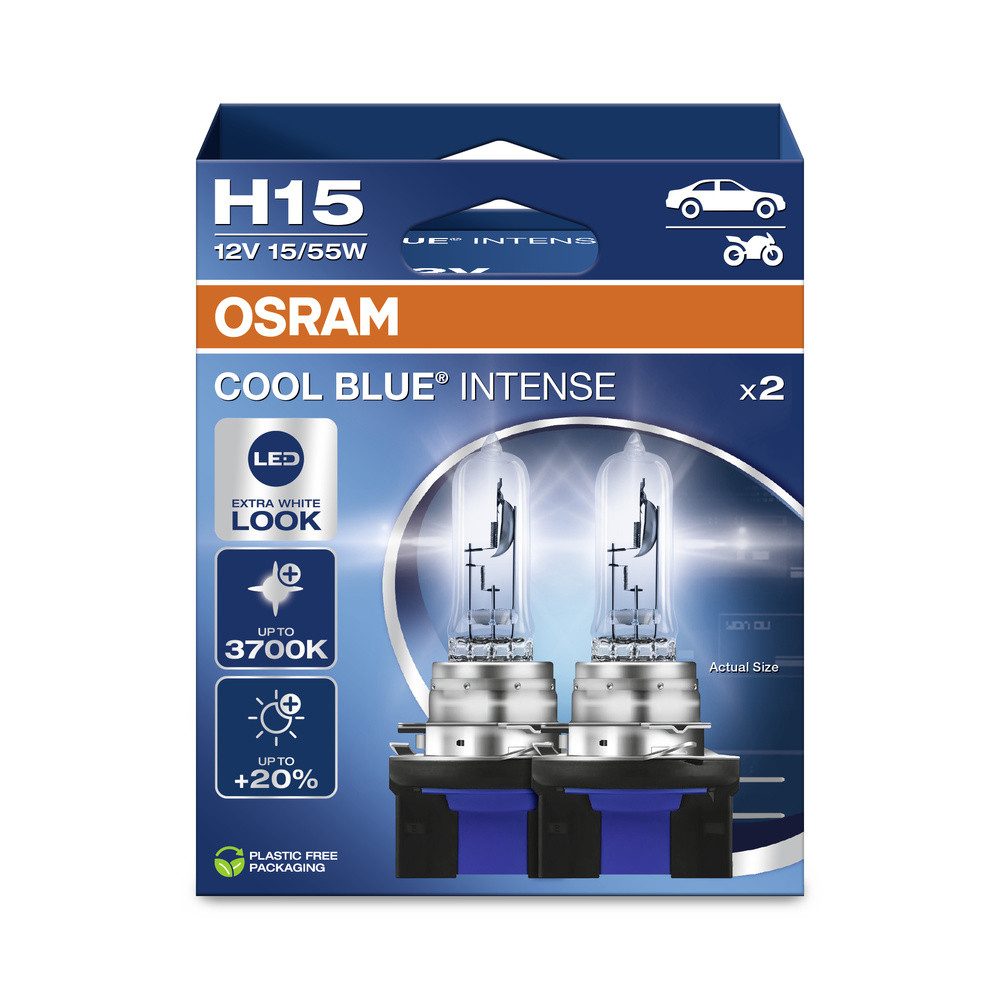 Osram KFZ-Ersatzleuchte Osram Automotive 4062172387811 Halogen Leuchtmittel COOL BLUE® INTENSE