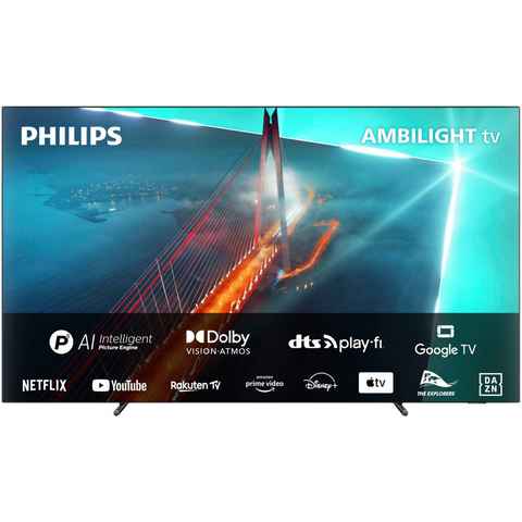 Philips 55OLED708/12 OLED-Fernseher (139 cm/55 Zoll, 4K Ultra HD, Android TV, Google TV, Smart-TV)