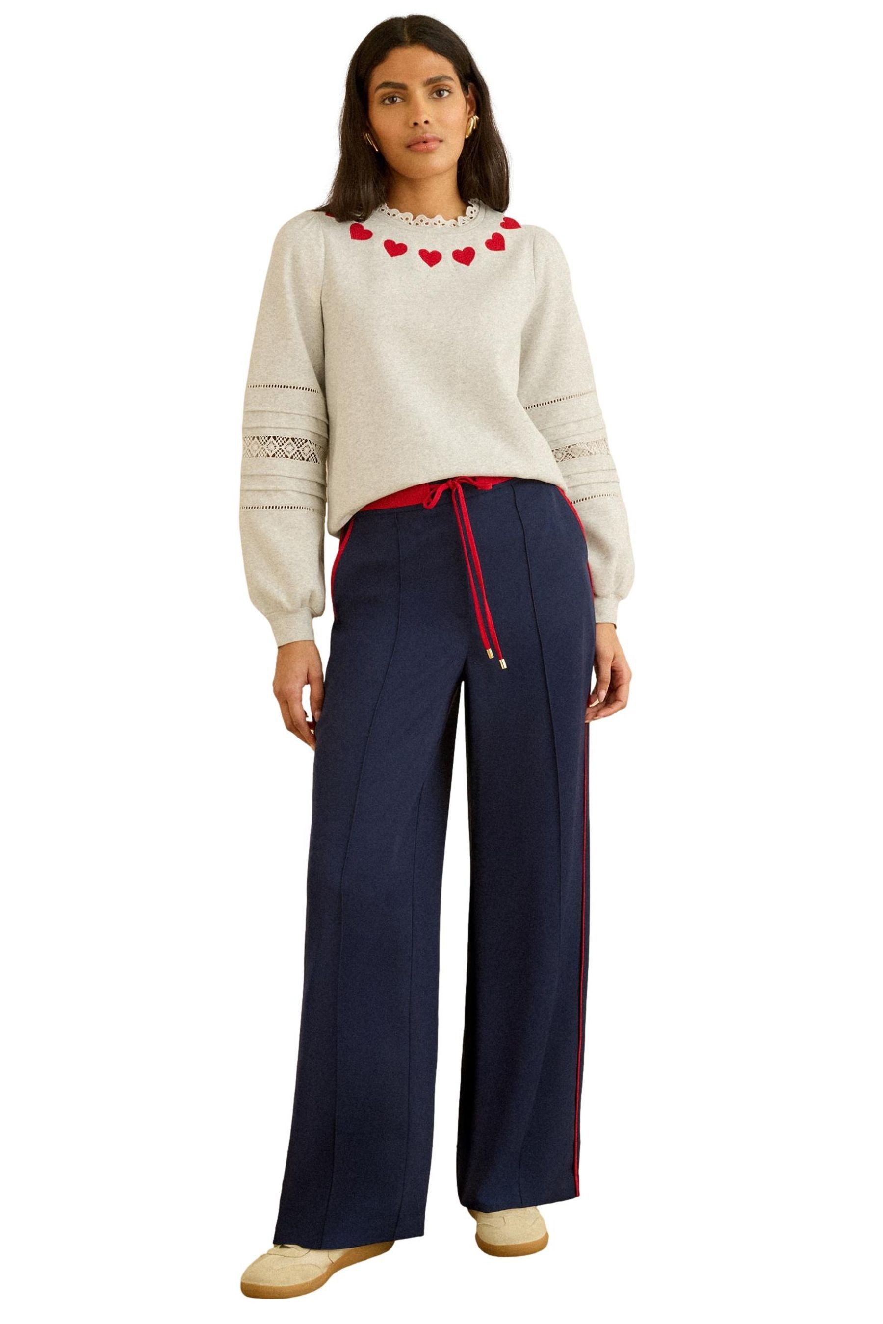 Sweatshirt Love & Roses Sweatshirt aus Jersey