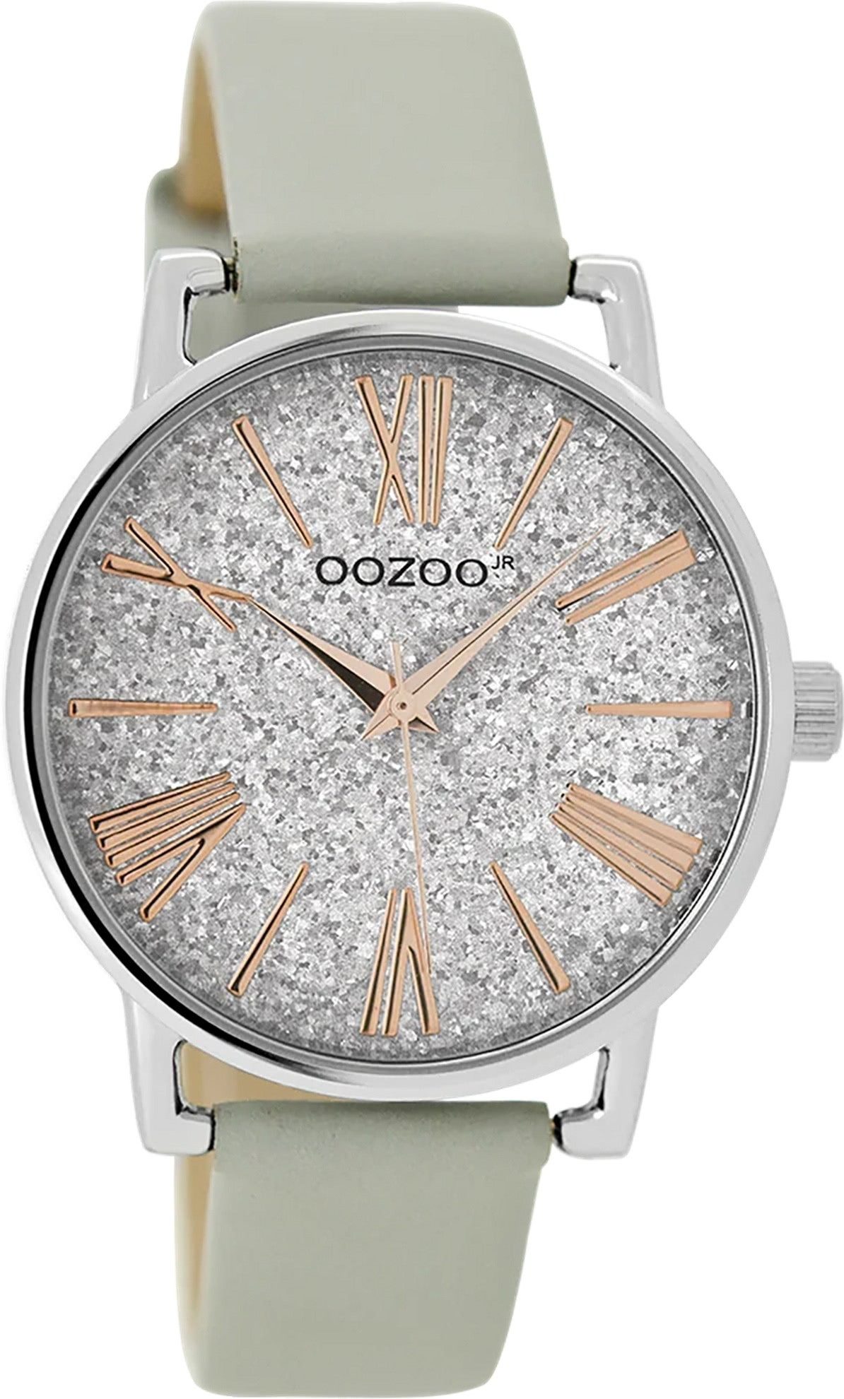 Quarzuhr Oozoo Damen Armbanduhr JR Analog Metall