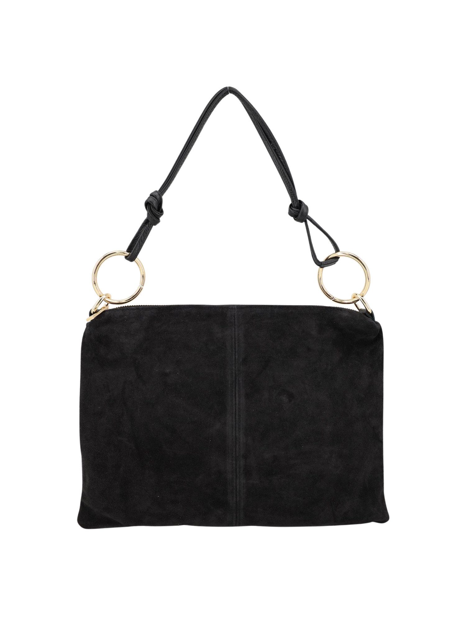 BRISE TASCHE Schultertasche Schultertasche mit Fransen aus Wildleder- Trendiger Alltagsbegleiter (Einzeltasche, 1-teilig)