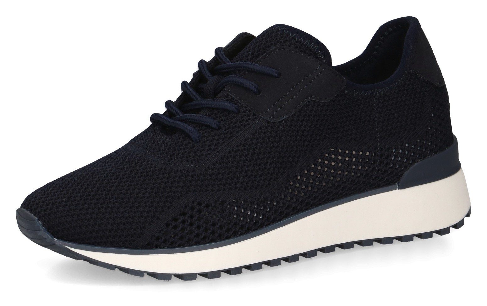 Caprice Sneaker mit luftdurchlässiger Perforation, G-Weite dunkelblau