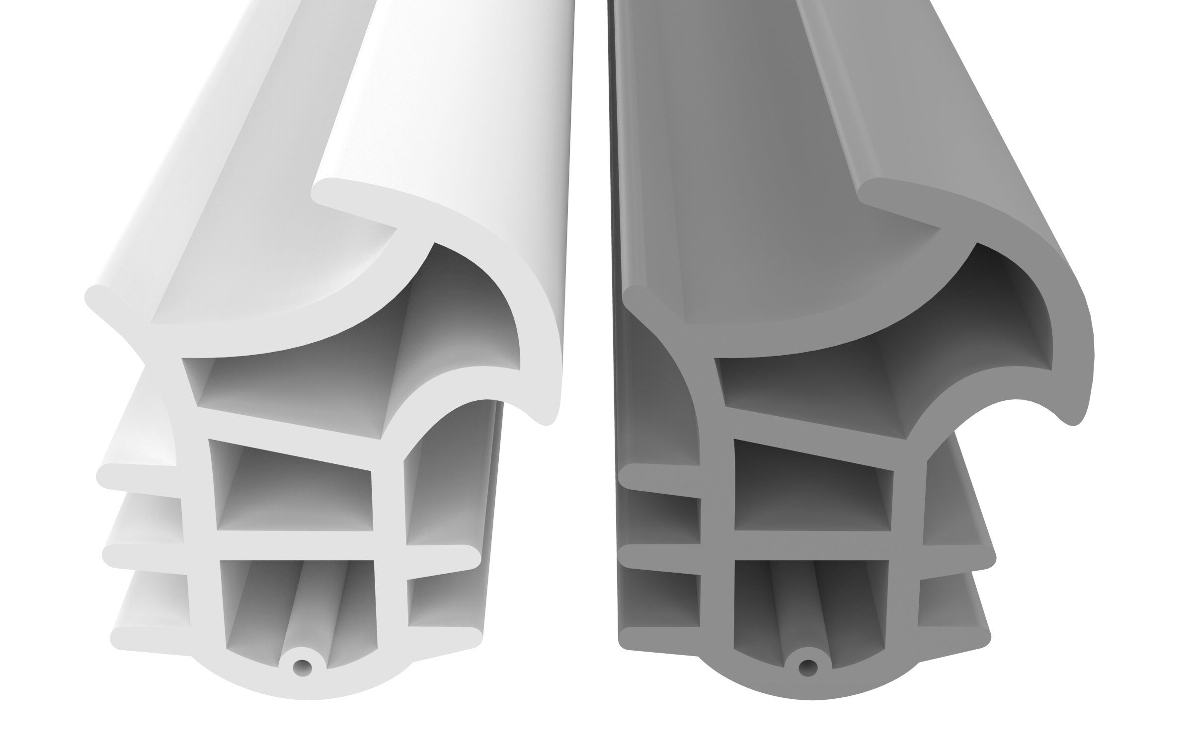 Weiß Profildichtungsband Stahlzargendichtung thermoplatisches Höhe Gummidichtung, 14mm TPE Antidehnungsfaden, Dikara Breite Elastomer, 17mm Dichtband