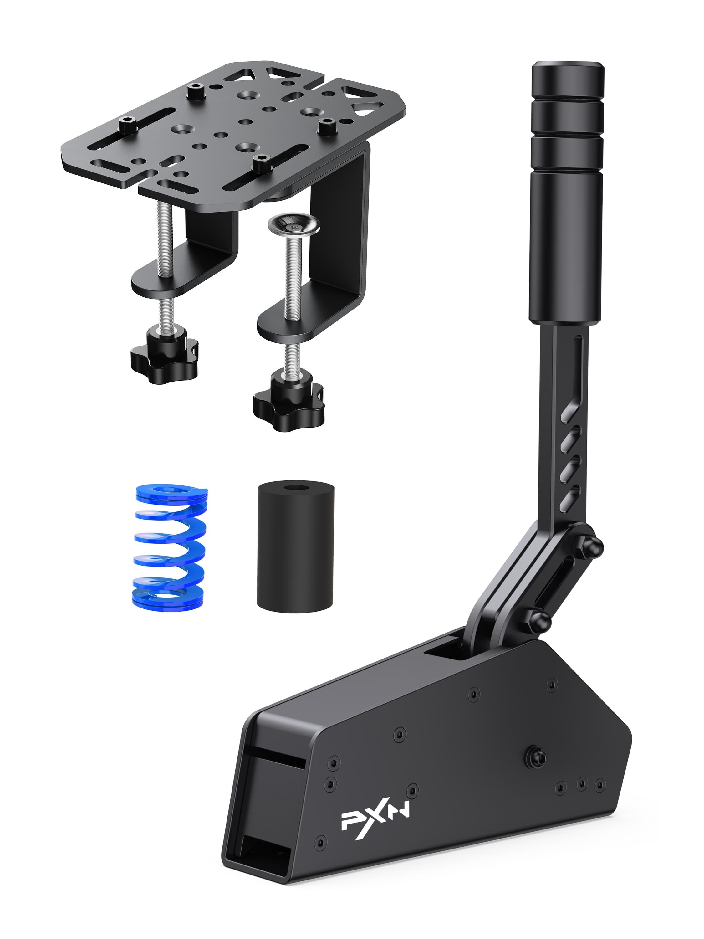 PXN HBS Sim-Handbremse USB PC 16Bit Hall Linear Handbremse Simulations-Controller (1 St., für Sim Racing, kompatibel mit G29 G920 T300)