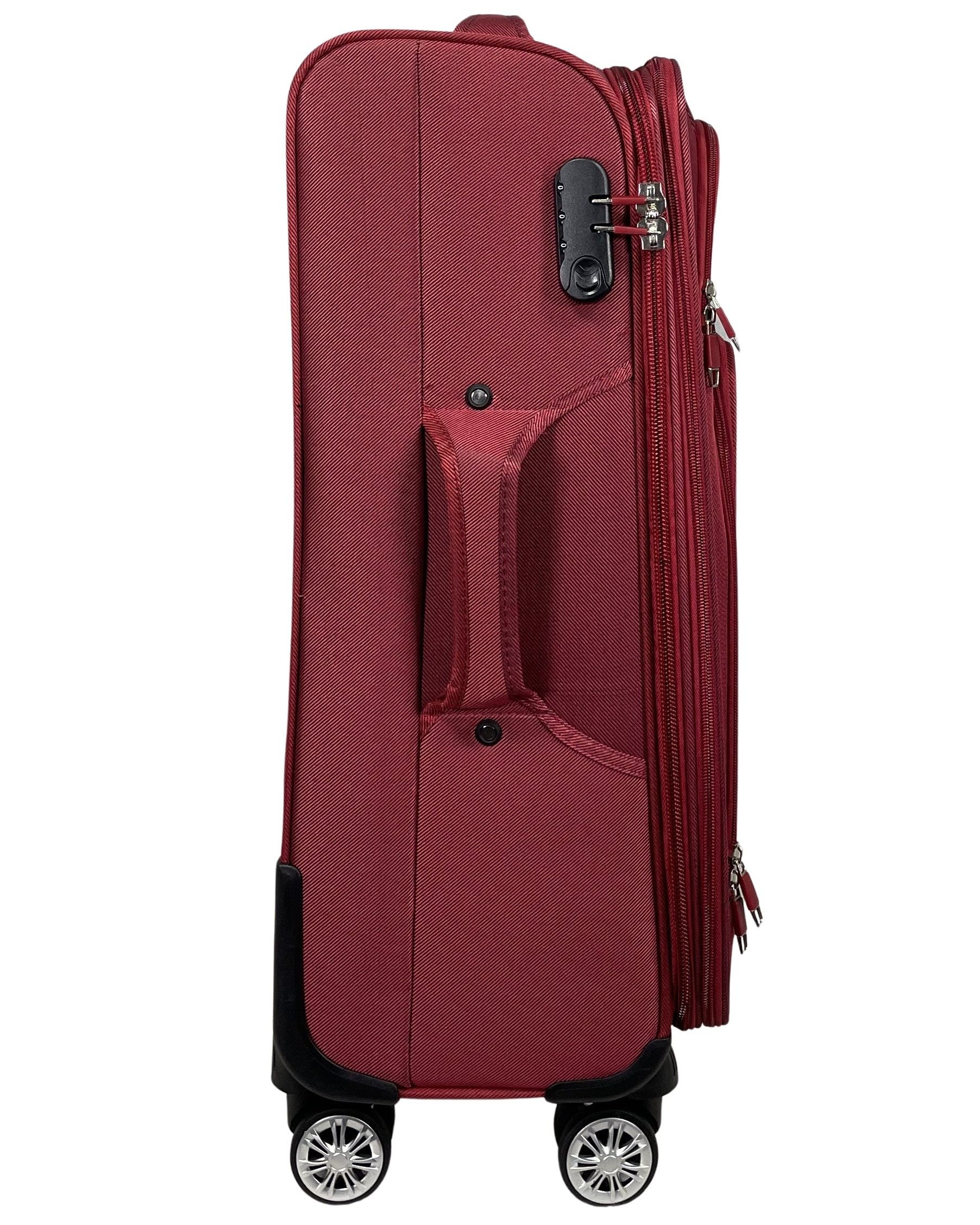 My Travel Bag Koffer 3090 Stoffkoffer 4-Rollen Trolley Reisekoffer Tasche Reisetasche, inkl. Dehnungsfuge und 360° Rolle