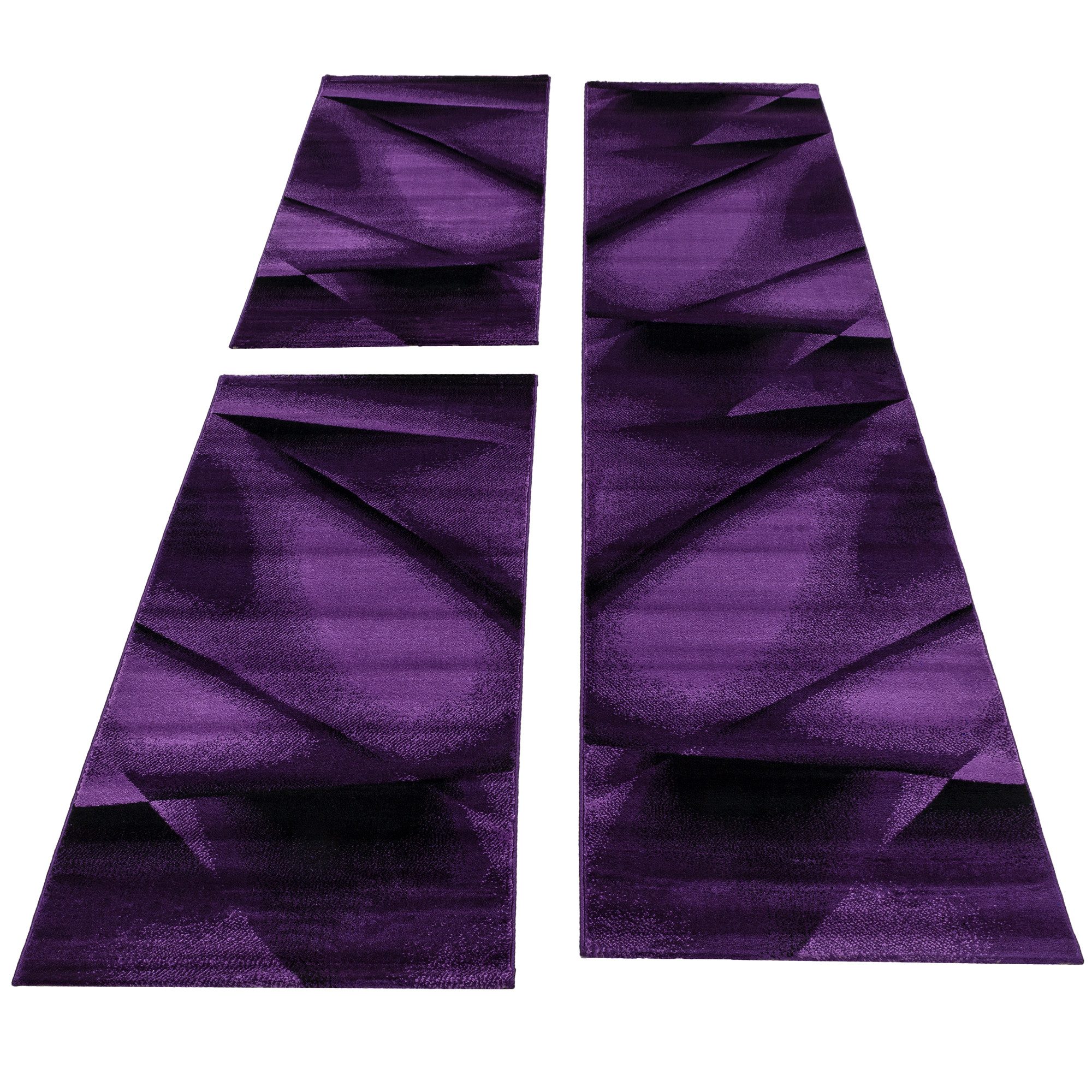 SIMPEX24 Kurzflor-Bettumrandung Abstrakt Design, Höhe 12 günstig online kaufen