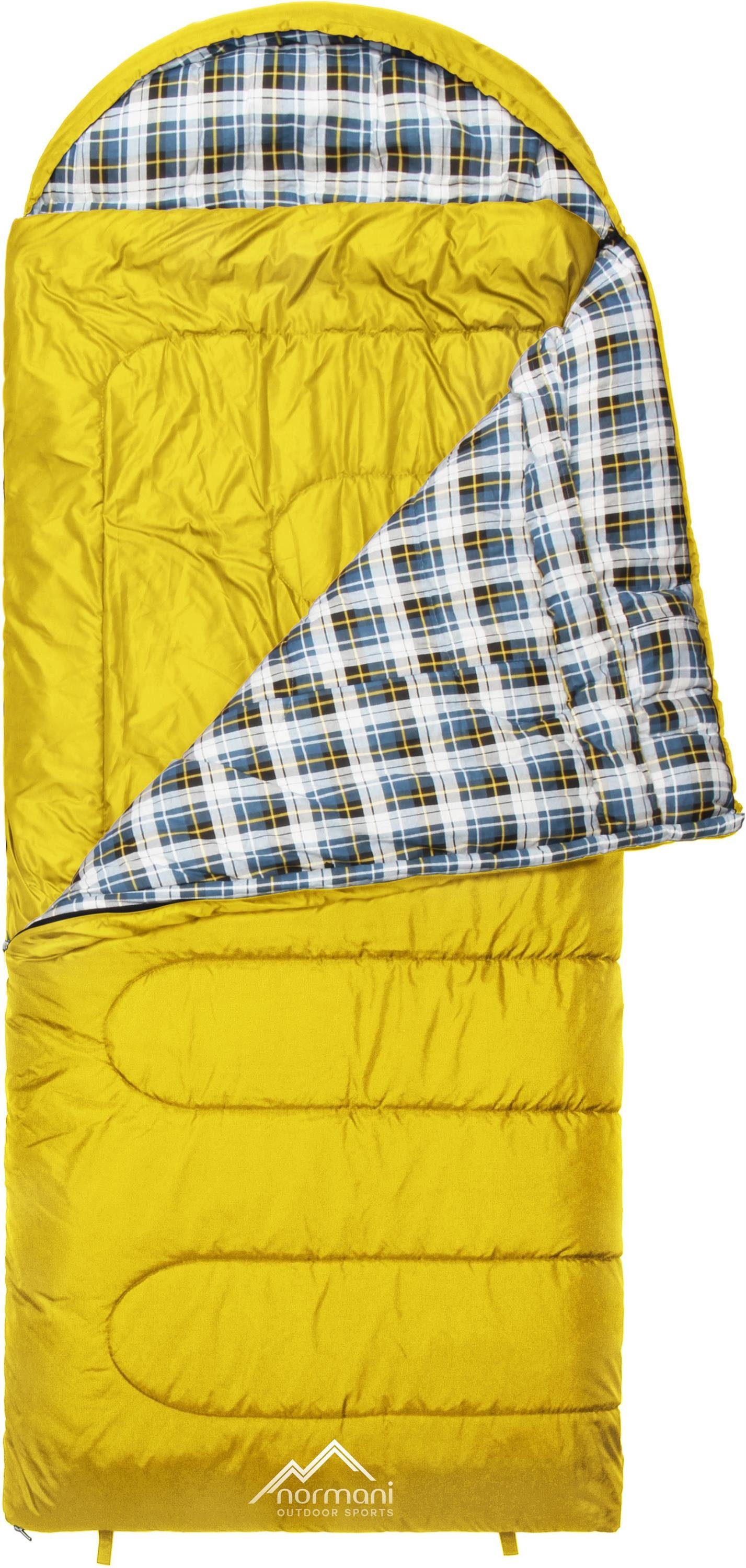 normani Deckenschlafsack Outdoor-Schlafsack Extrem 4-In-1 Antarctica, bis -40°C 500 + 250 g/m² Füllung – Bild 3 von 5