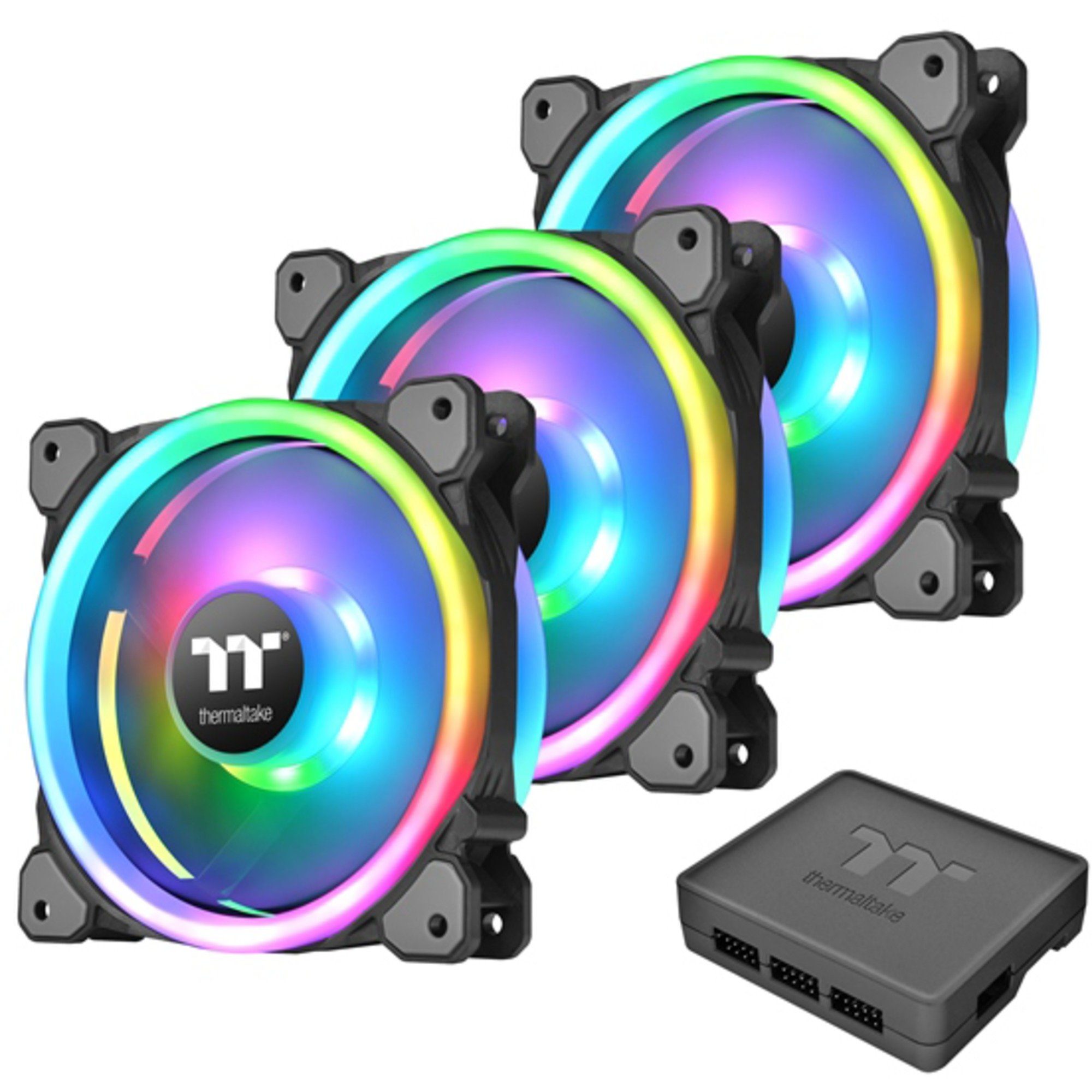 Gehäuselüfter Thermaltake Riing Trio 12 RGB, Gehäuselüfter, (3er