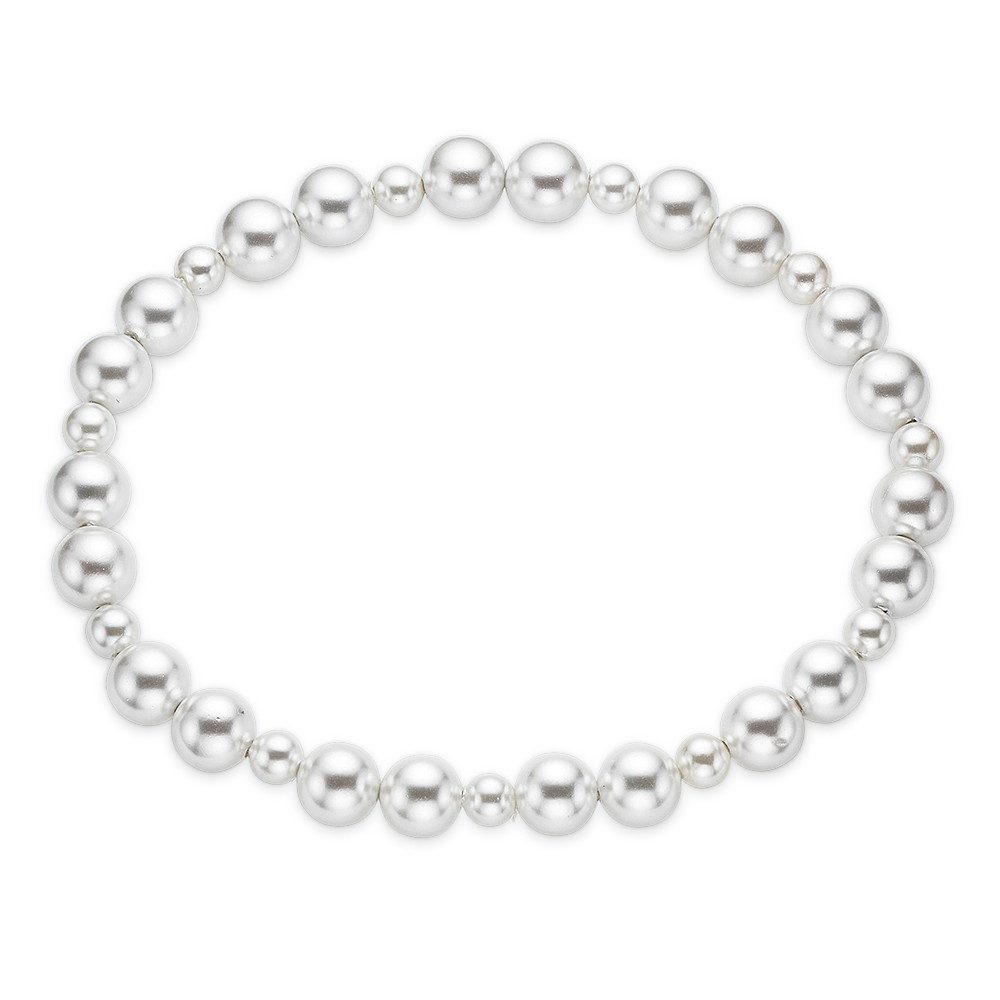 Bruno Banani Armband Schmuck Geschenk flexibler Armschmuck, mit Achat und Muschelkernperle