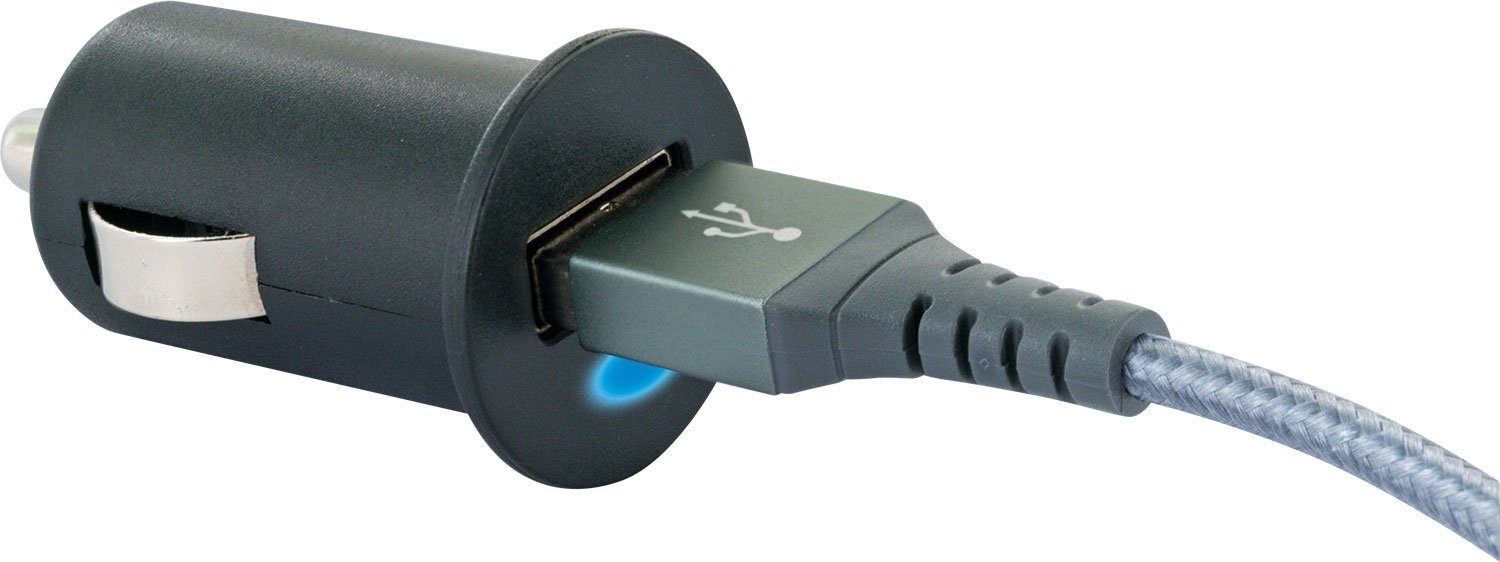 Schwaiger LAD12 531 integriertes Sicherheitssystem A Buchse, USB zu KFZ-Adapter Multi-Schutz Zigarettenanzünder 2.0