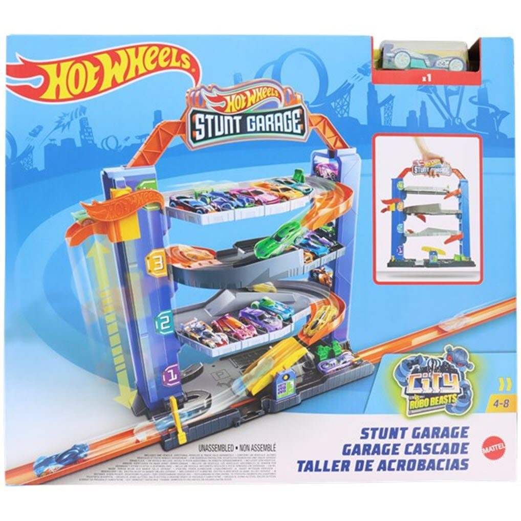 Hot Wheels Spielzeug-Auto Hot Wheels Stunt Garage günstig online kaufen