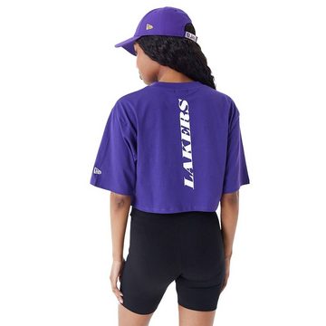 New Era Crop-Top Crop T-Shirt New Era NBA Loslak, G L, F purple
