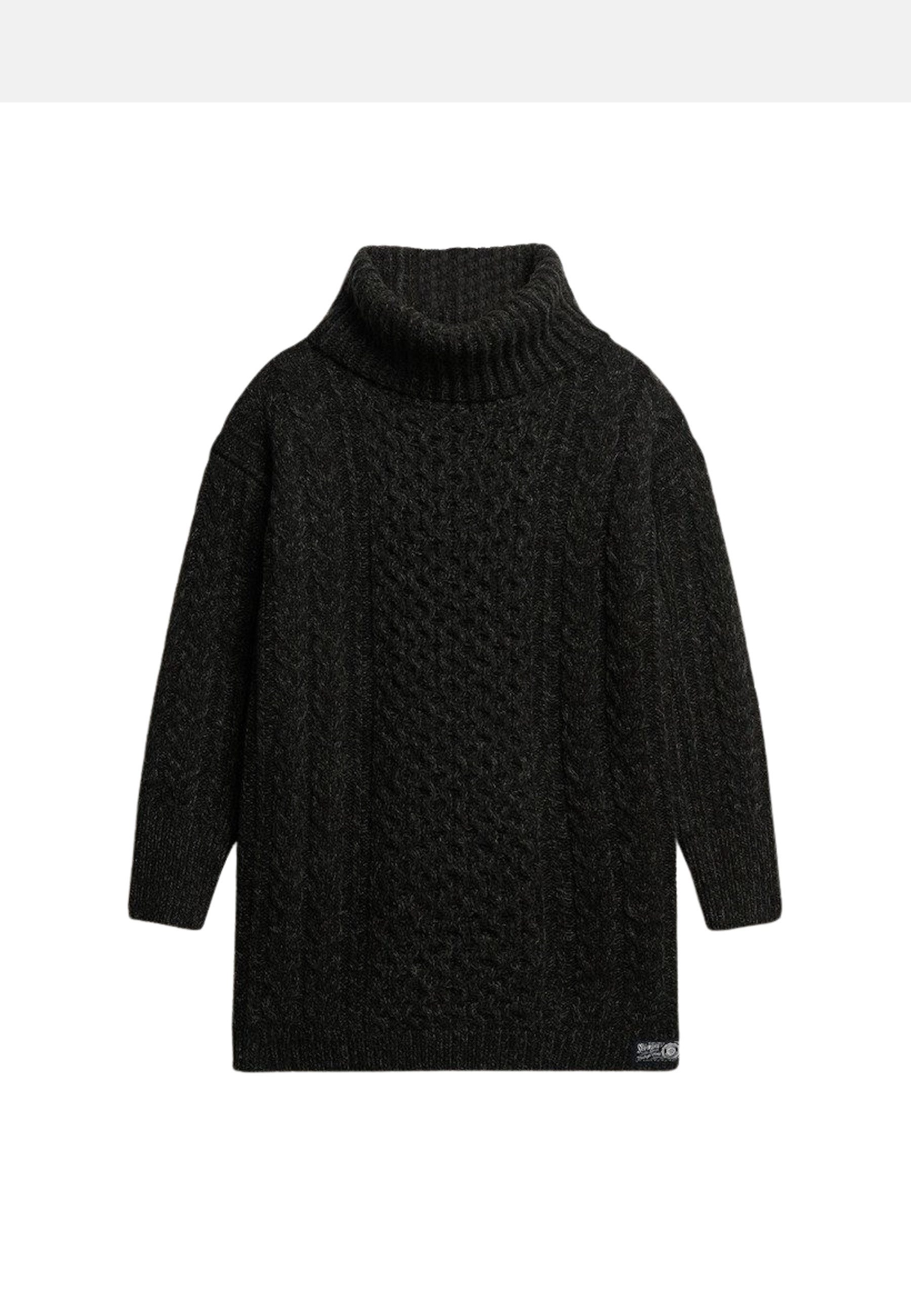 Superdry Midikleid Kleid Strickkleid  (1-tlg)