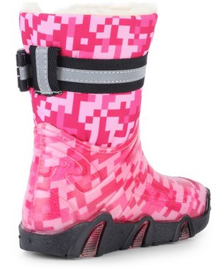 Ladeheid Kinder Mädchen Jungen Schneestiefel Gummistiefel gefüttert LAZT008 Gummistiefel