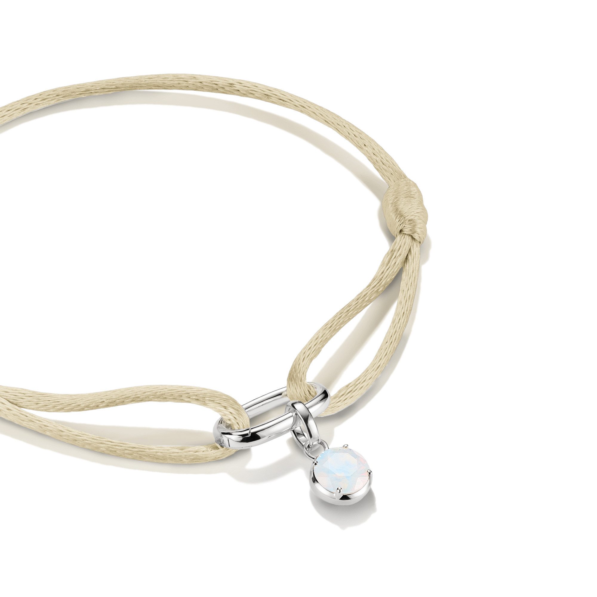 THOMAS SABO Charm-Armband Textilarmband in verschiedenen Farben - Connect