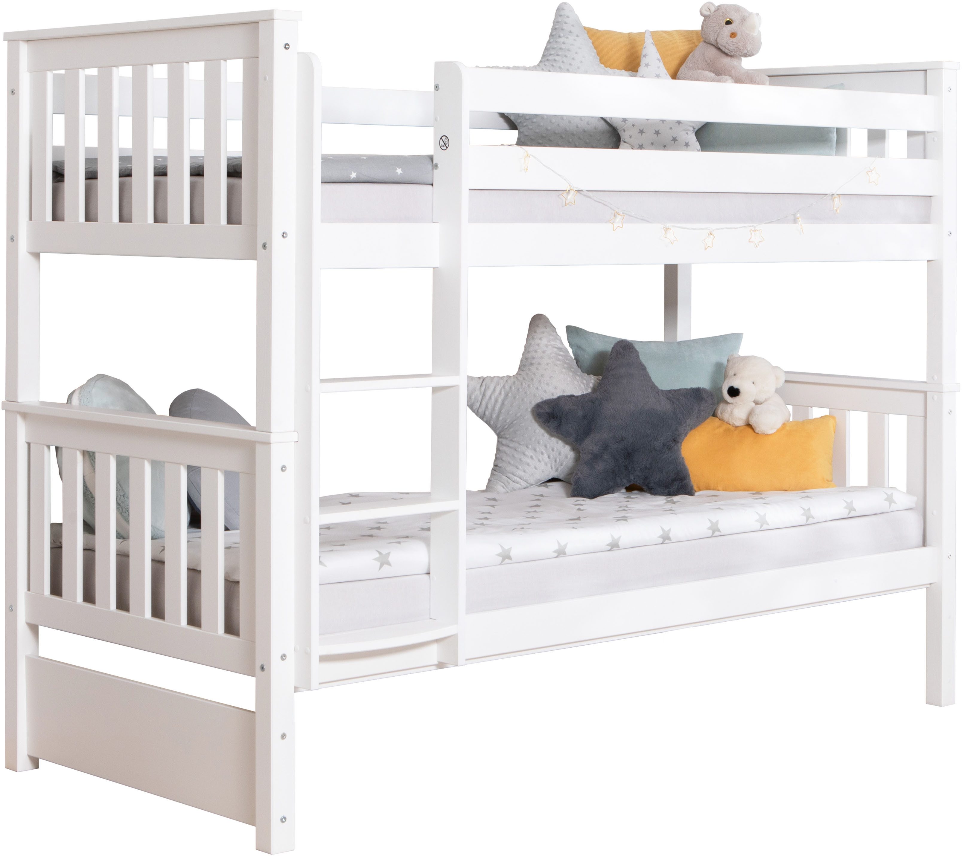Ticaa Etagenbett »Sammy«, mit Rollrost, Kiefer