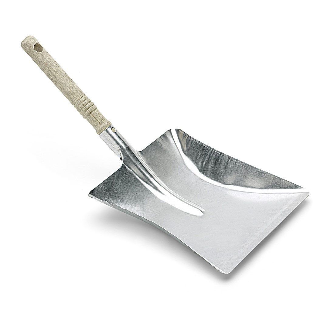 Nölle Kehrgarnitur Kehrschaufel Metall verzinkt mit Holzgriff, Innenbereich, Außenbereich, Haushalt, Werkstatt, Gartenarbeit, (Reinigungsset, Kehrschaufel, Holzgriff), Schaufel Веники Kehrblech Staubschaufel Reinigungswerkzeug Handfeger