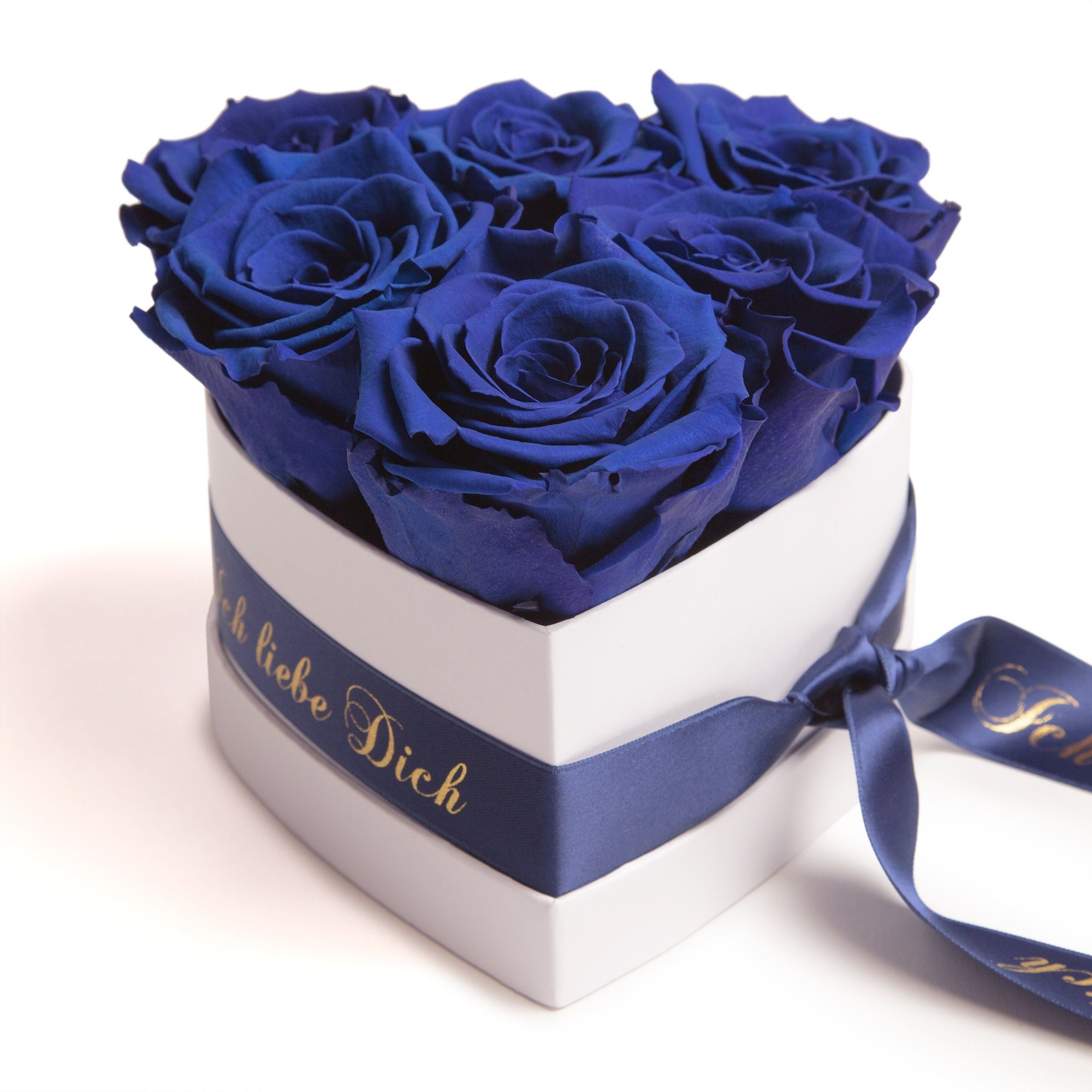 Kunstblume Infinity Rosen Box Herz 6 ewige Rosen Ich liebe Dich Geschenk Fr günstig online kaufen