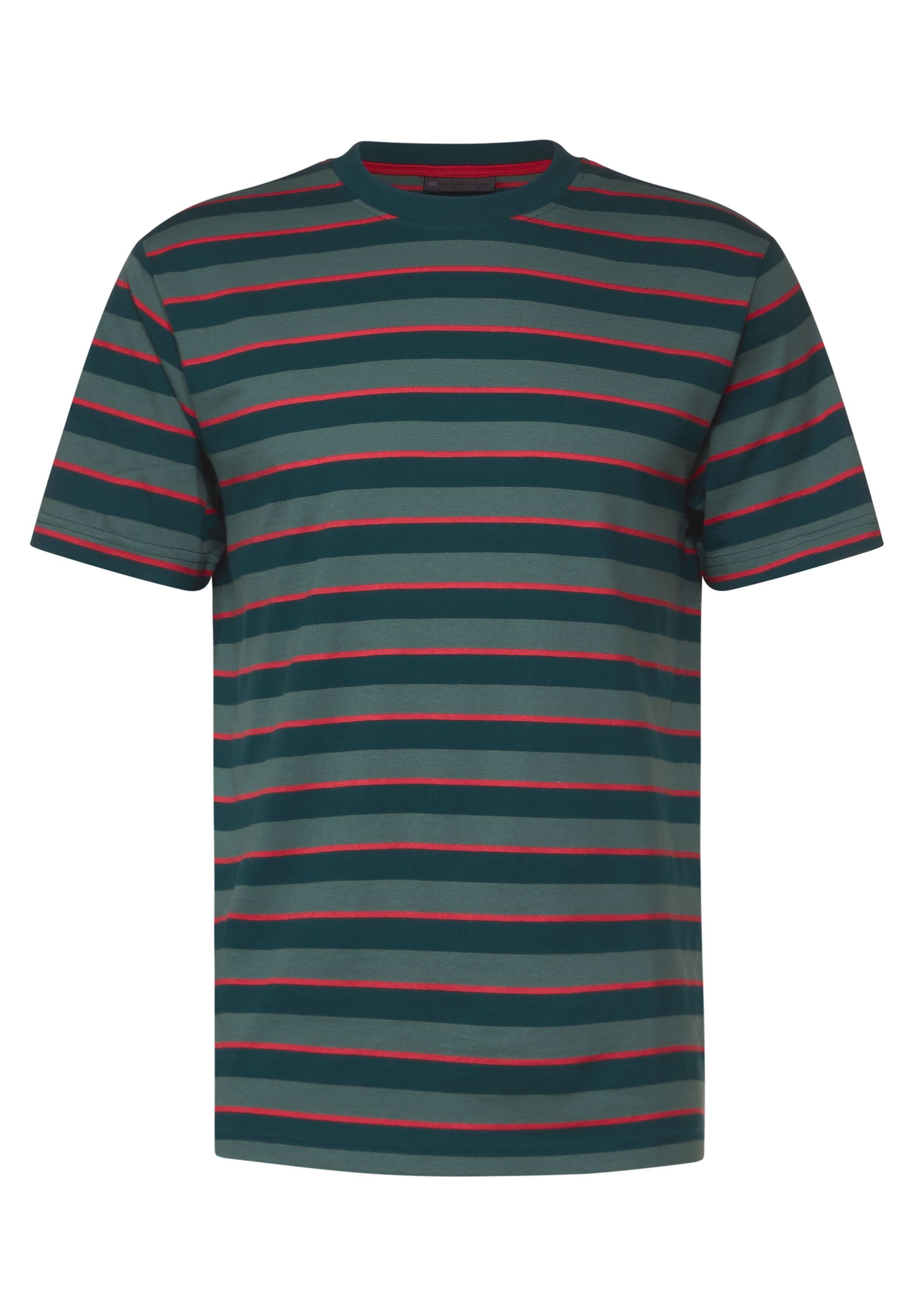 STREET ONE MEN T-Shirt oxford green