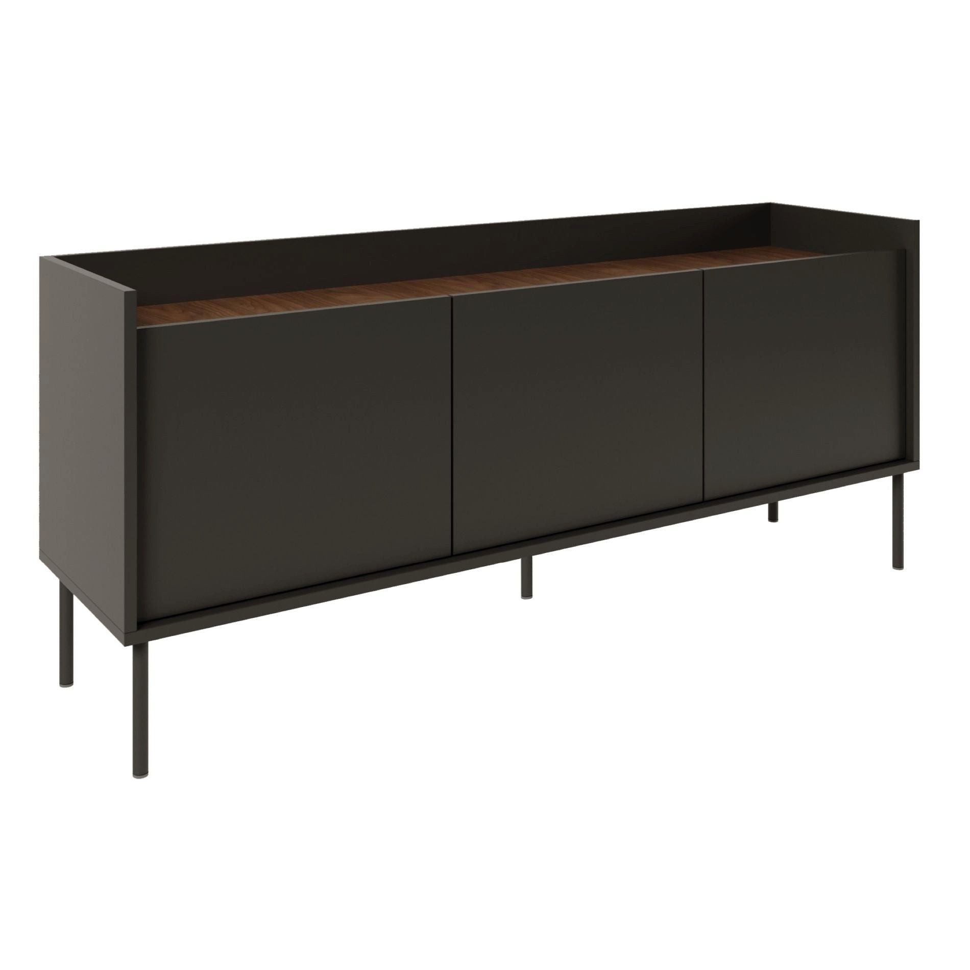 Selsey TV-Schrank TOVI Lowboard mit Stauraum und Metallfüßen, 175 / 140 cm breit