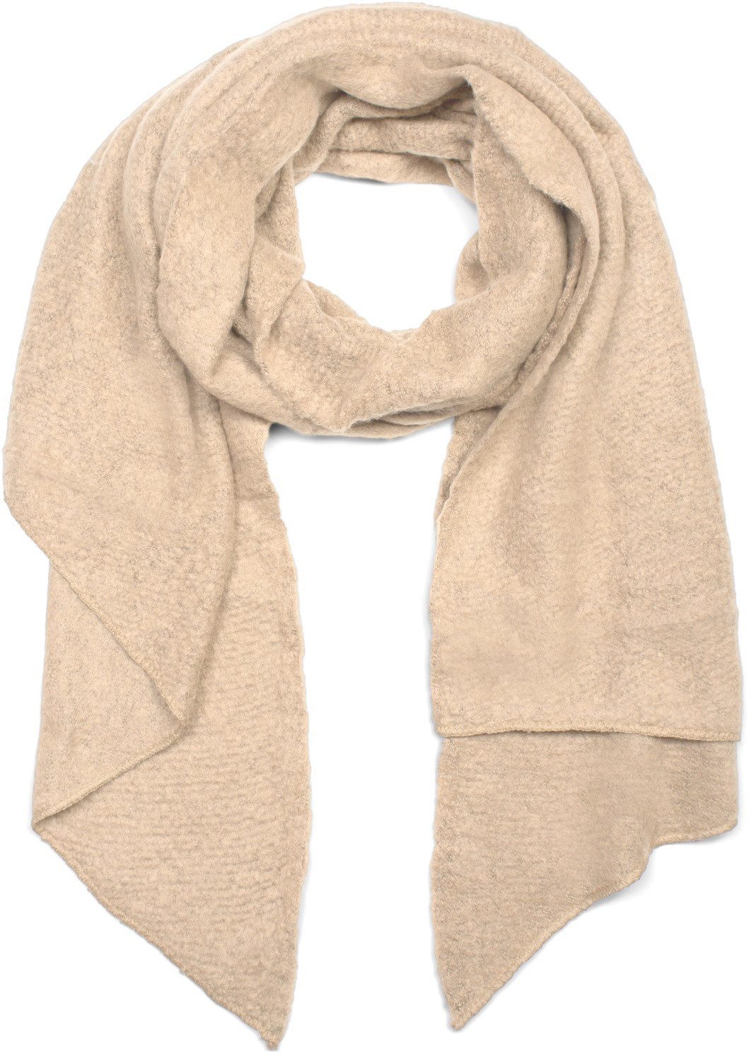 styleBREAKER XXL-Schal Asymmetrischer unifarbener Web Schal, günstig online kaufen