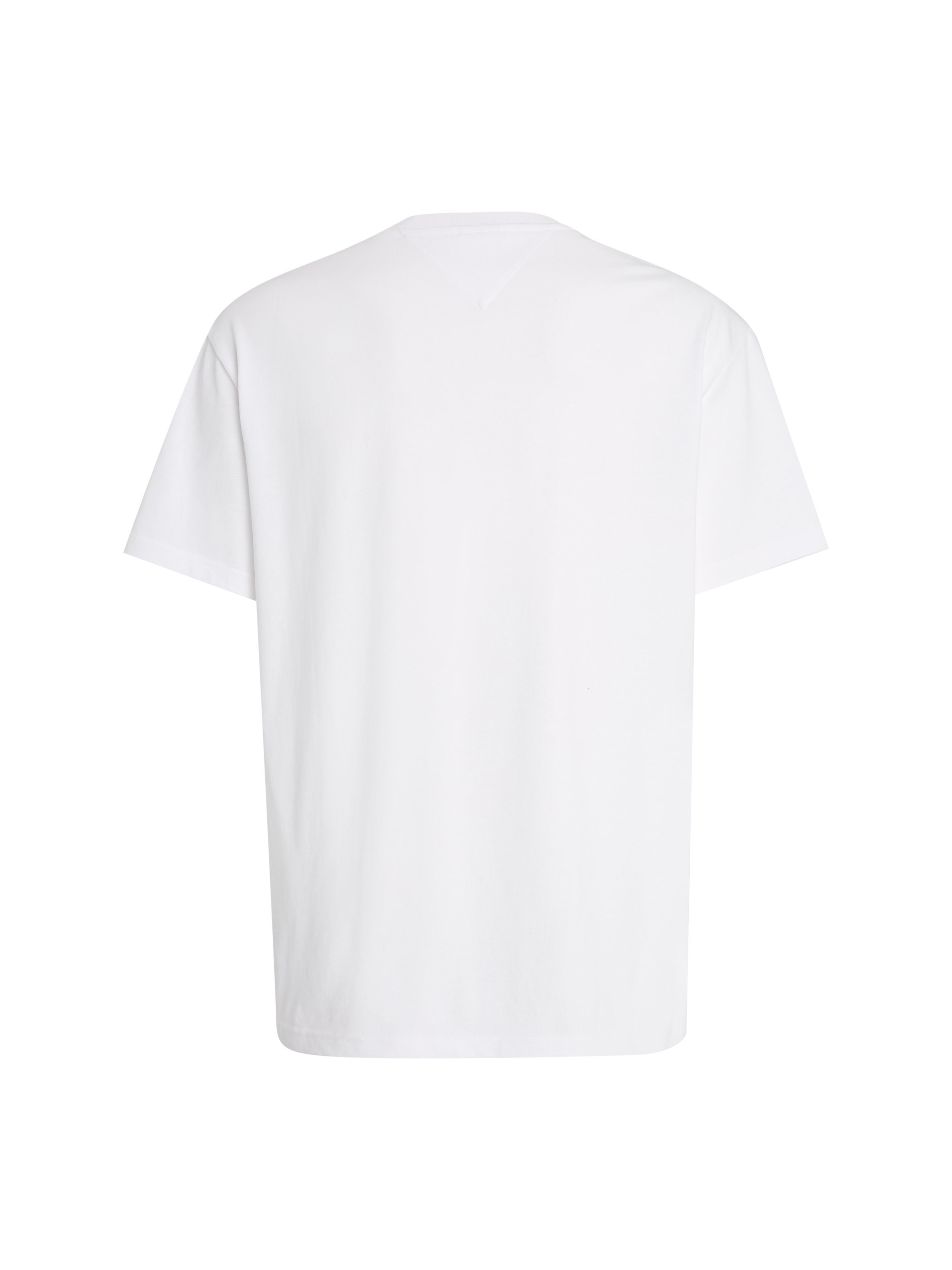 Tommy CLASSICS Jeans TEE T-Shirt S TJM EXT White Rundhalsausschnitt REG mit NEW