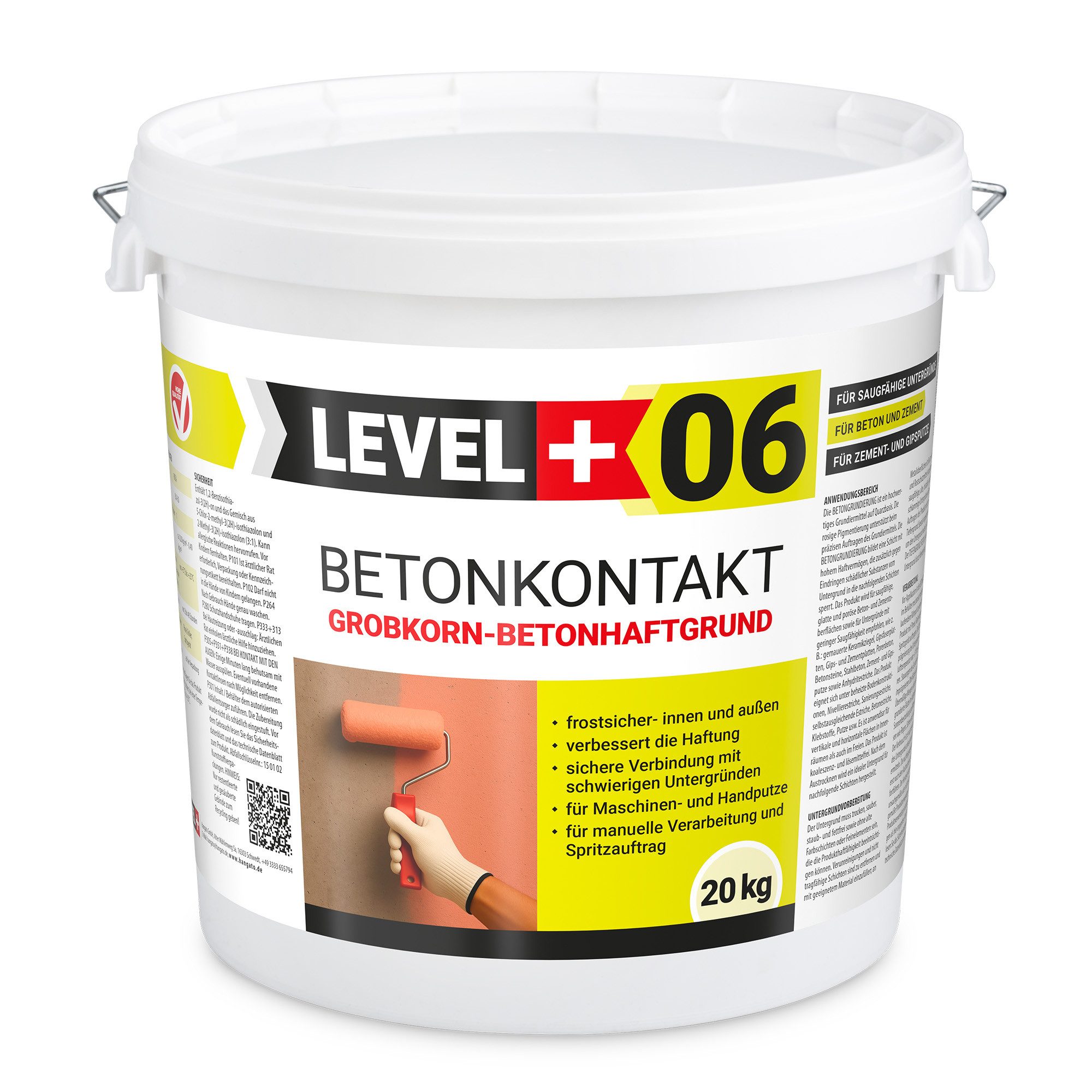 Level+ Haftgrund Betonkontakt Tiefgrund Betonfarbe Grundierung Haftgrund L+06 - 20KG